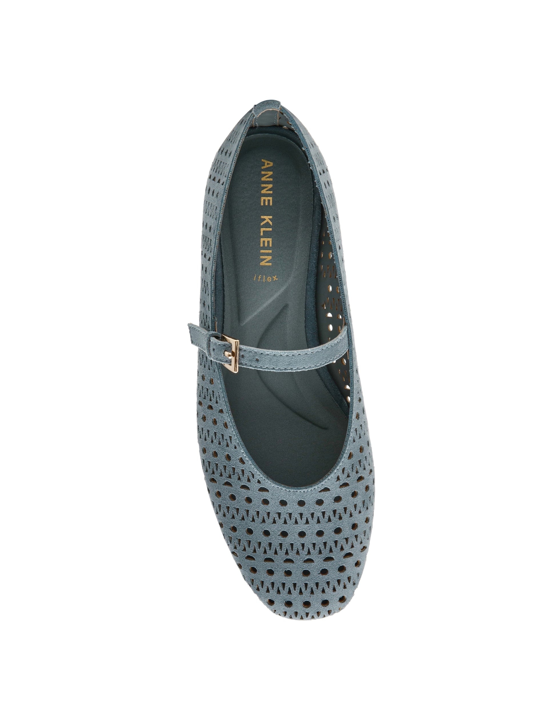 Anne Klein Connie P Ballet Flat in Blue