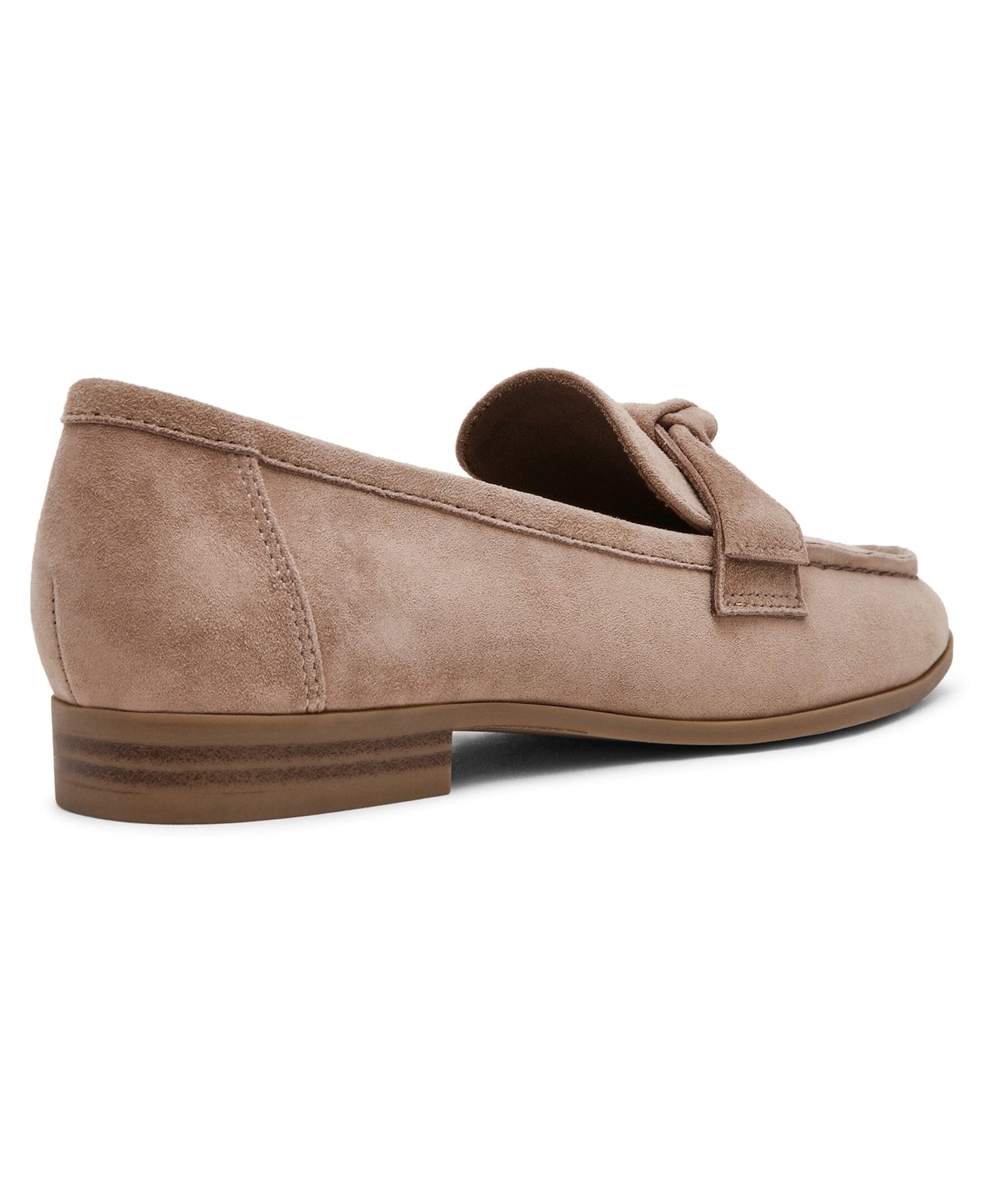 Anne Klein Bowie Slip-On Loafer in Taupe Suede