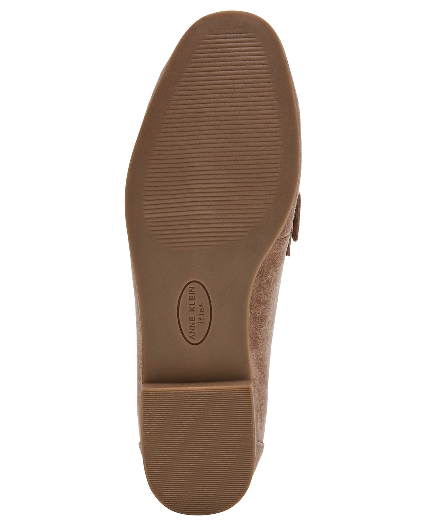 Anne Klein Bowie Slip-On Loafer in Taupe Suede