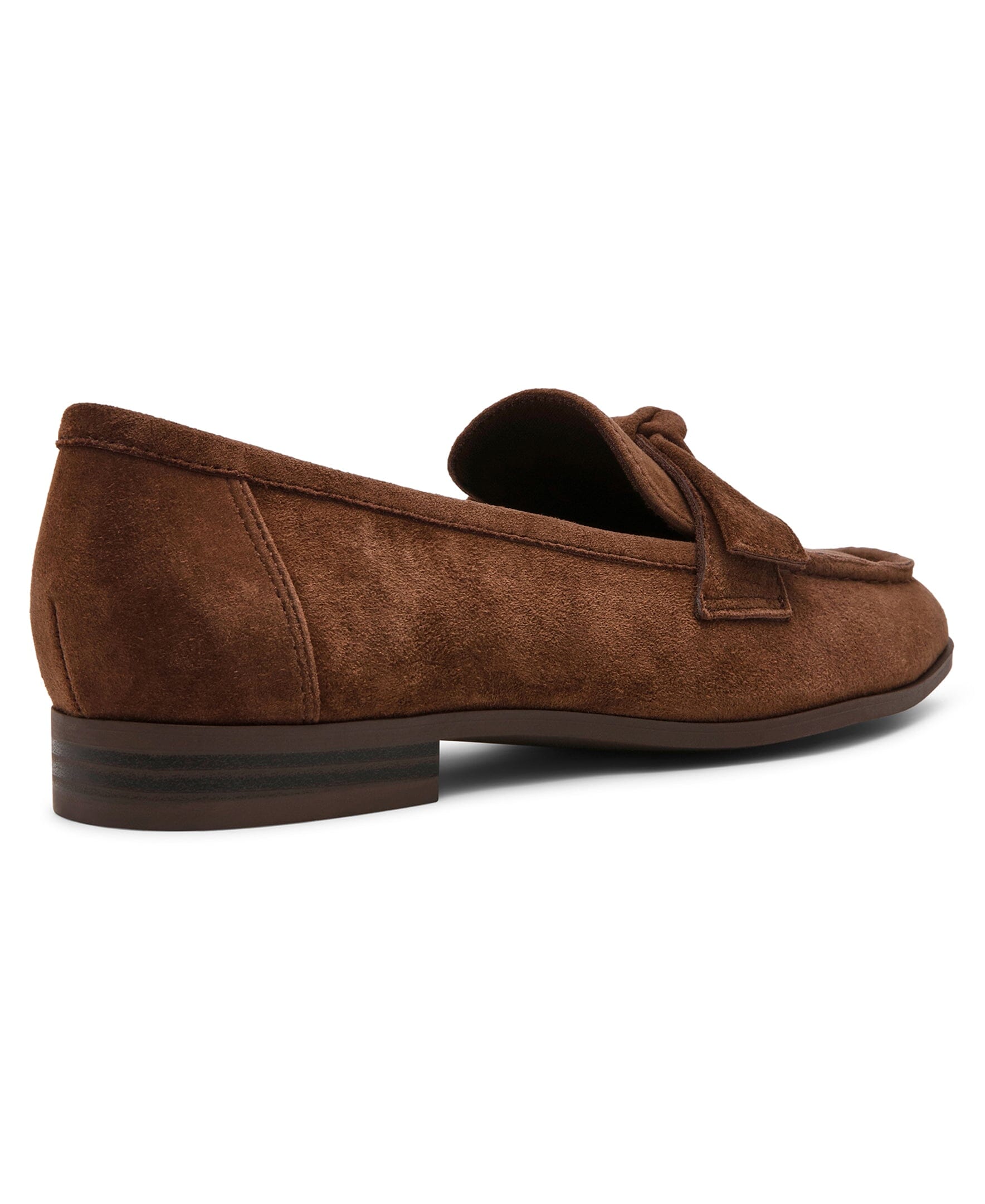 Anne Klein Bowie Slip-On Loafer in Brown Suede