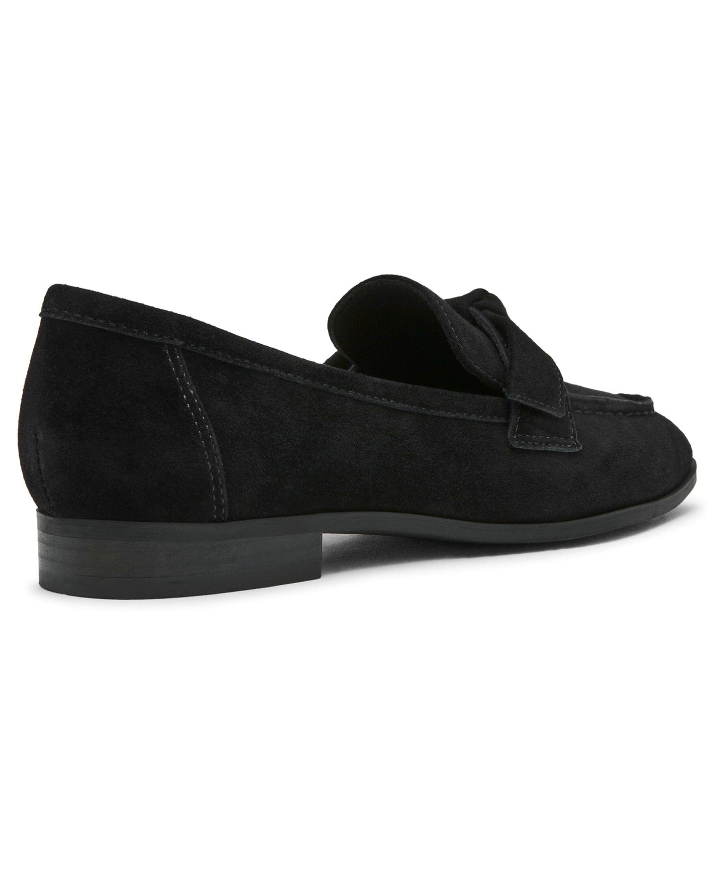 Anne Klein Bowie Slip-On Loafer in Black Suede