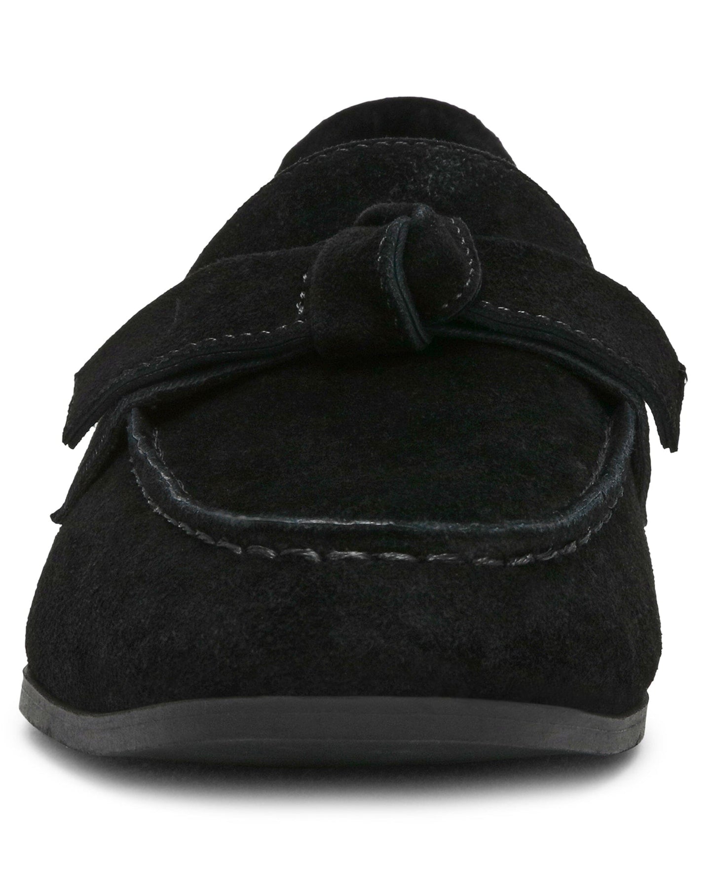 Anne Klein Bowie Slip-On Loafer in Black Suede