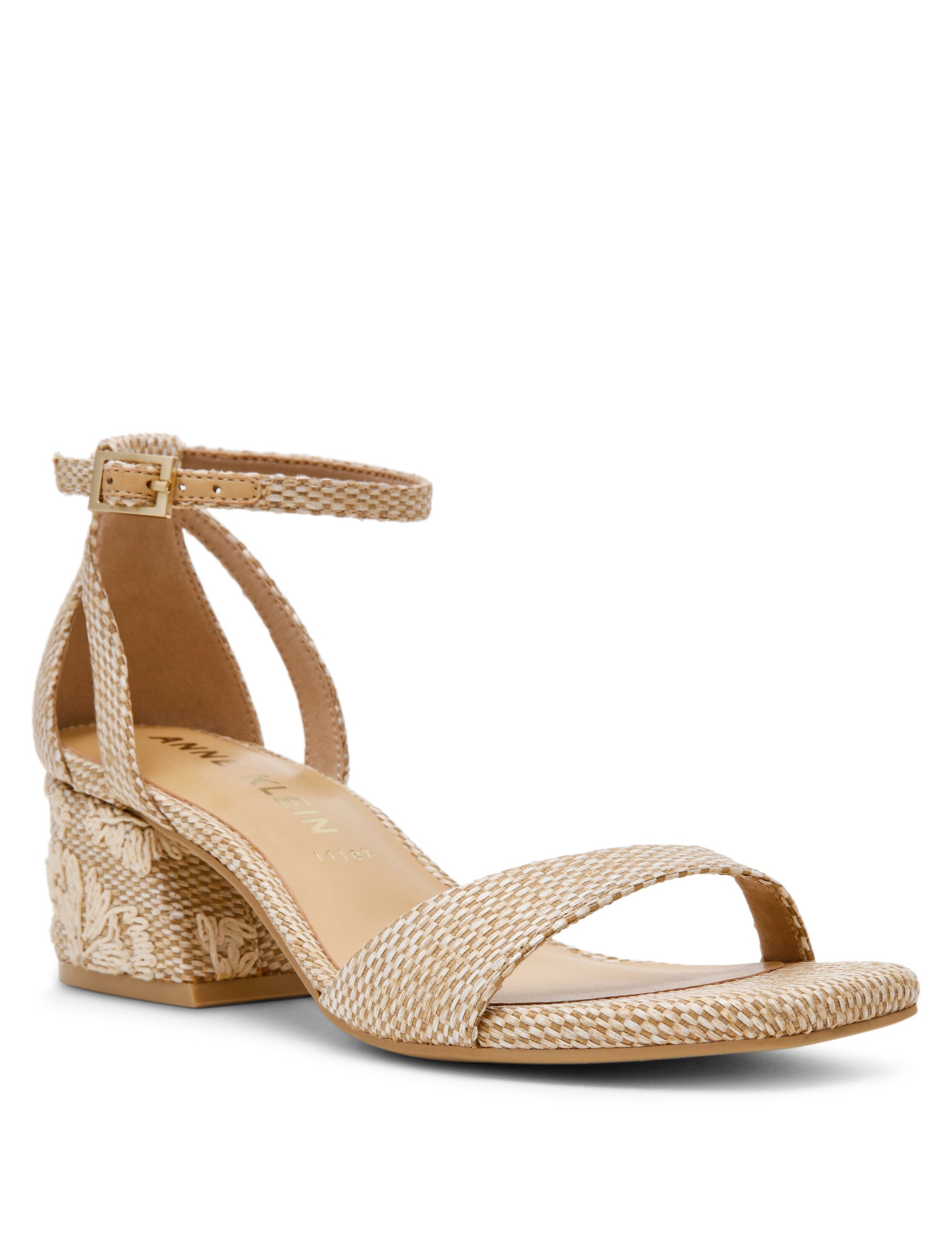 Anne Klein Pointed Toe Block Heel Pumps