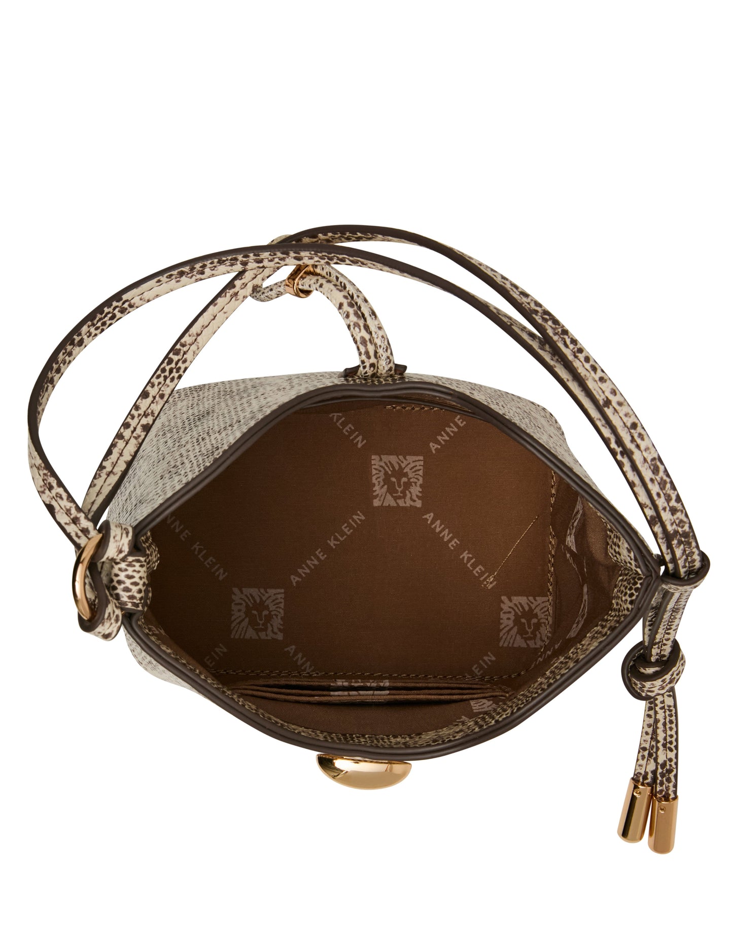 Anne Klein Printed Bucket Bag in Neutral