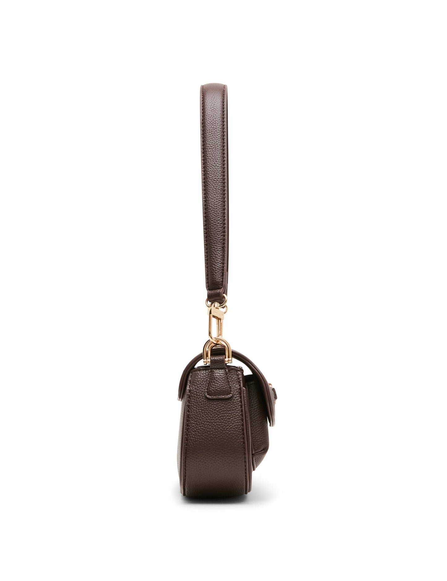 Anne Klein Tortoise Chain Link Shoulder Bag in Espresso
