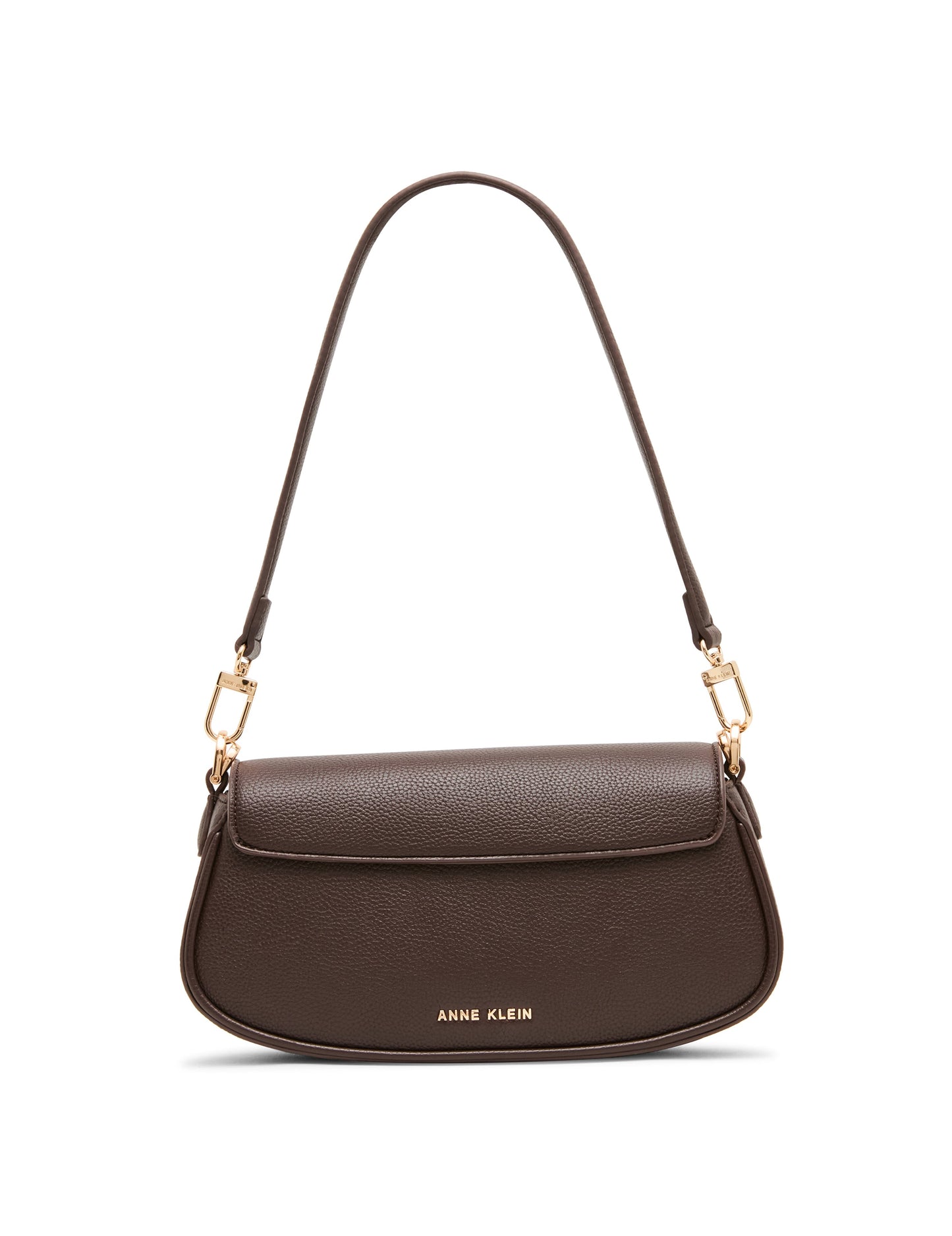 Anne Klein Tortoise Chain Link Shoulder Bag in Espresso