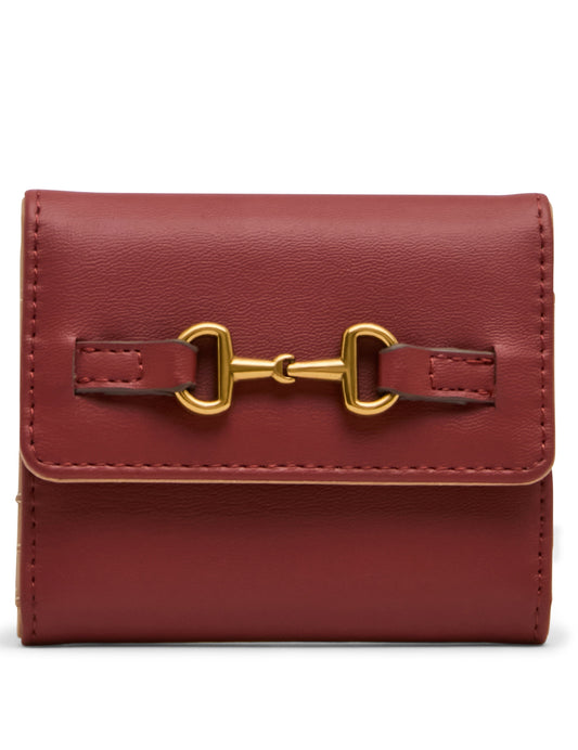 Anne Klein Horsebit Trifold Wallet