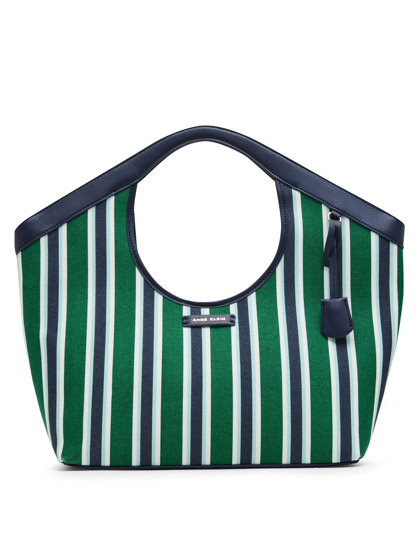 Anne Klein Large Printed Tote with Detachable Strap