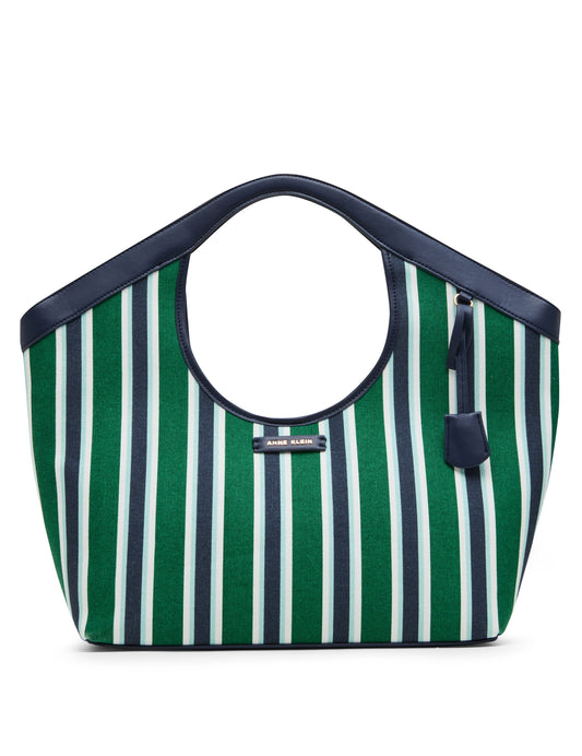 Anne Klein Large Printed Tote with Detachable Strap