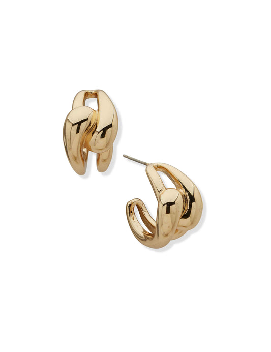 Anne Klein Pe 20Mm Twisted Choop-Gld