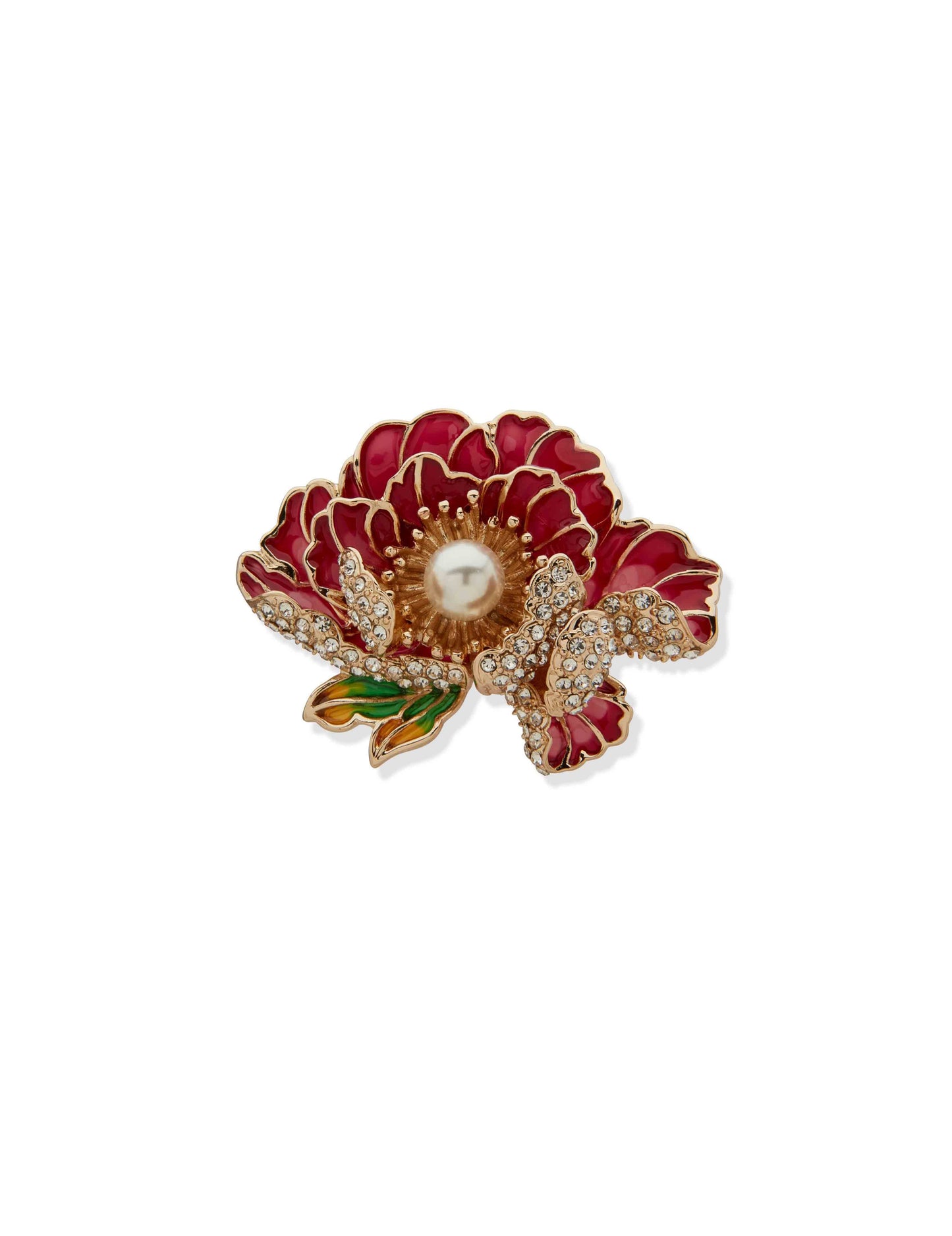 Anne Klein Bx Open Flower Pin-Gld/Pnk/Pnk Prl