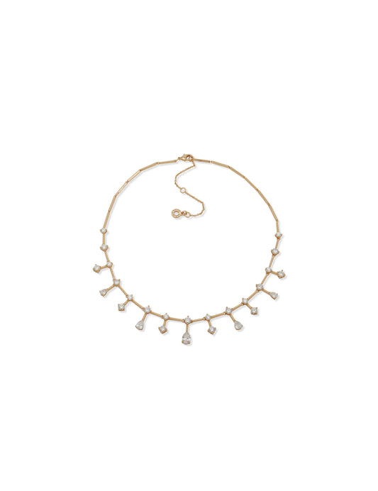 Anne Klein Nk 16In Stationed Stn Clr-Gld/Cz