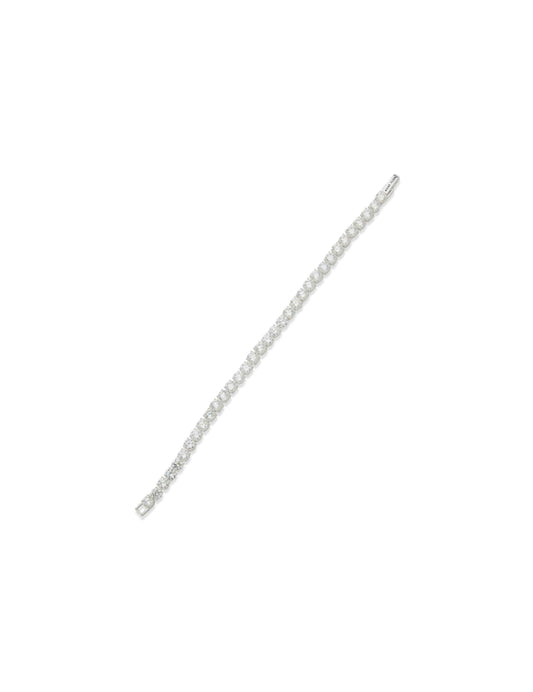 Anne Klein 5mm Tennis Bracelet - Silver