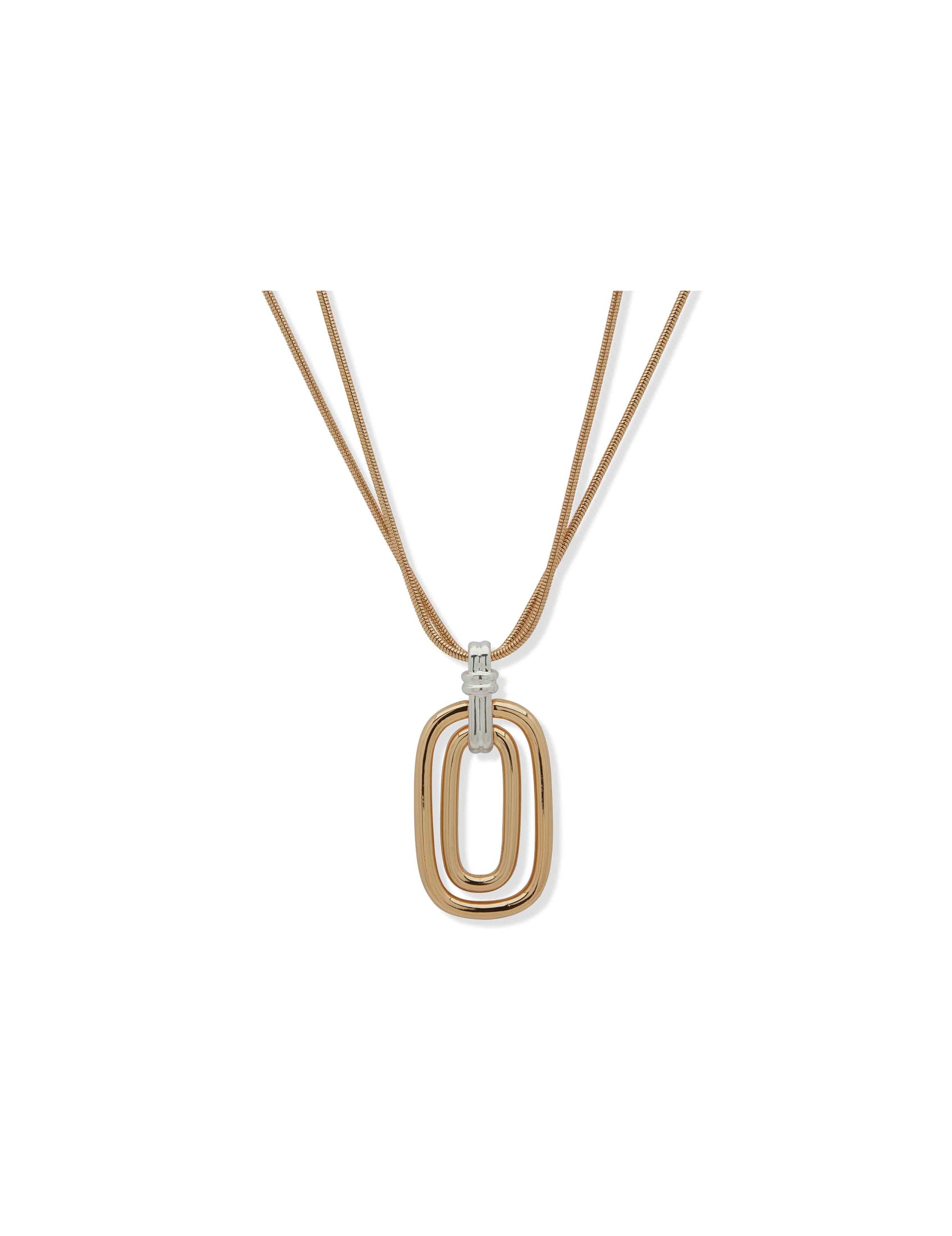 Anne Klein Snake Chain Pendant