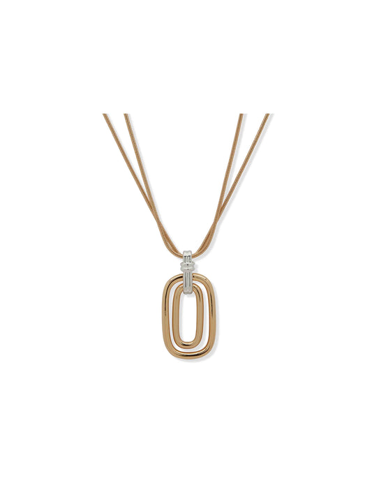 Anne Klein Snake Chain Pendant