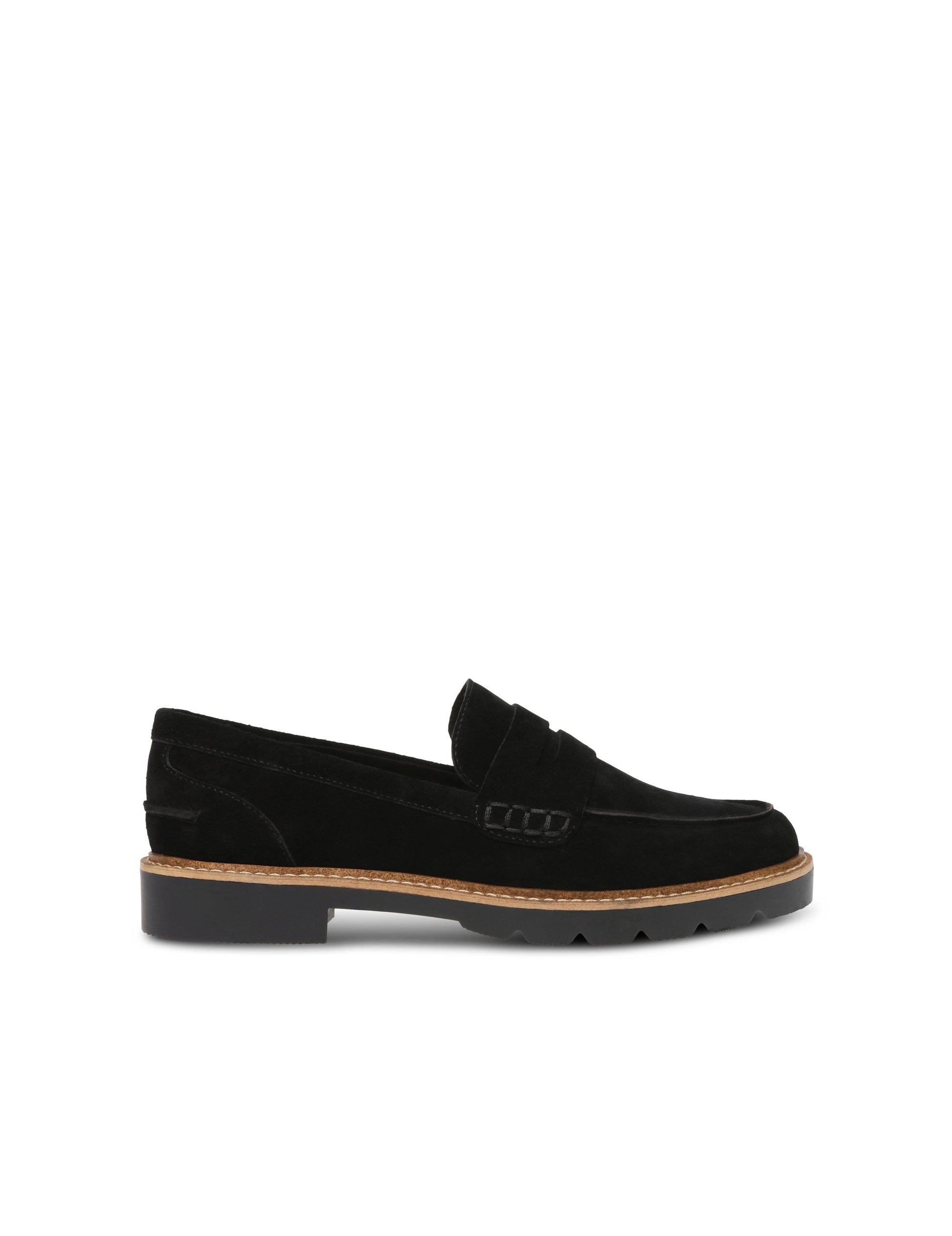 Anne Klein Emmylou Suede Loafers Black