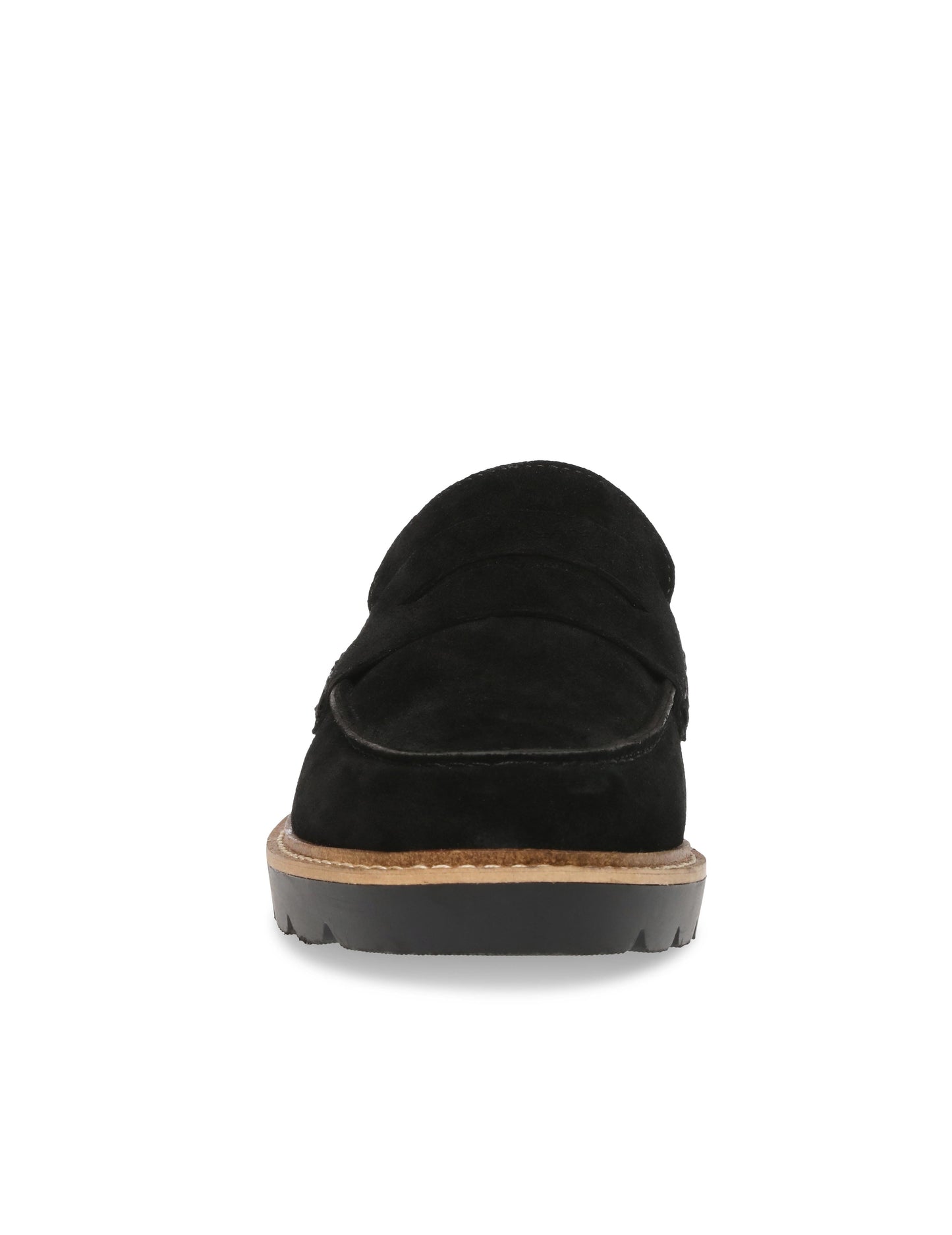 Anne Klein Emmylou Suede Loafers Black