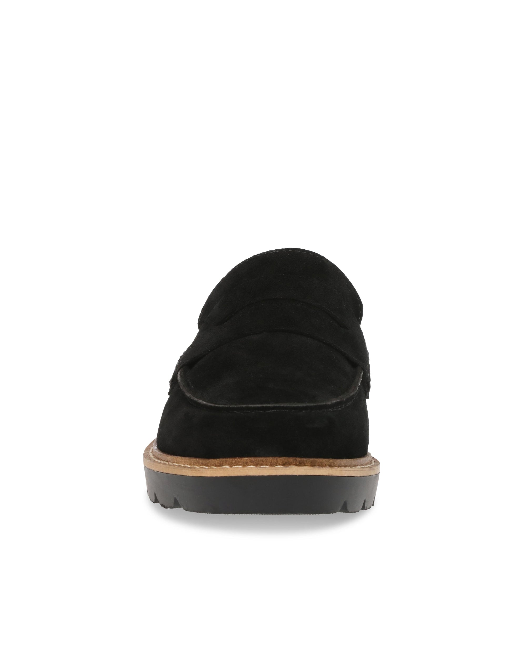 Anne Klein Emmylou Suede Loafers Black