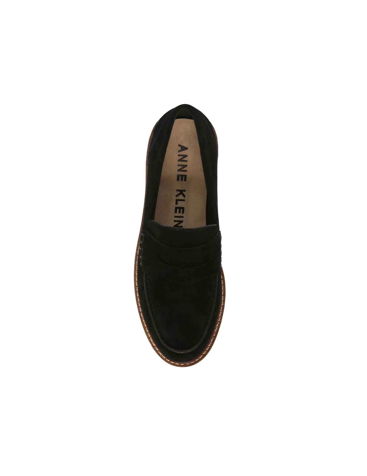 Anne Klein Emmylou Suede Loafers Black