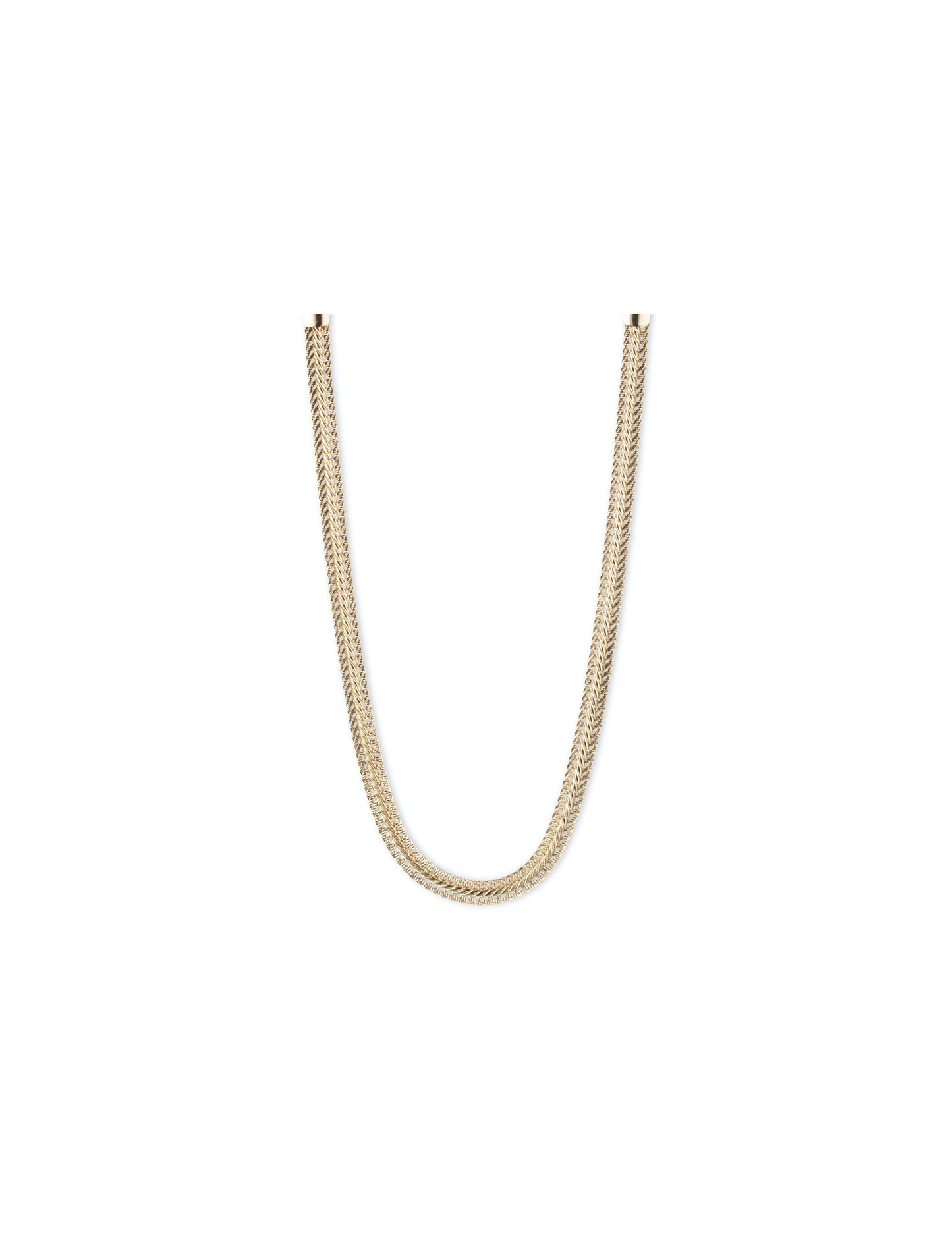 Anne Klein Herringbone Chain Necklace