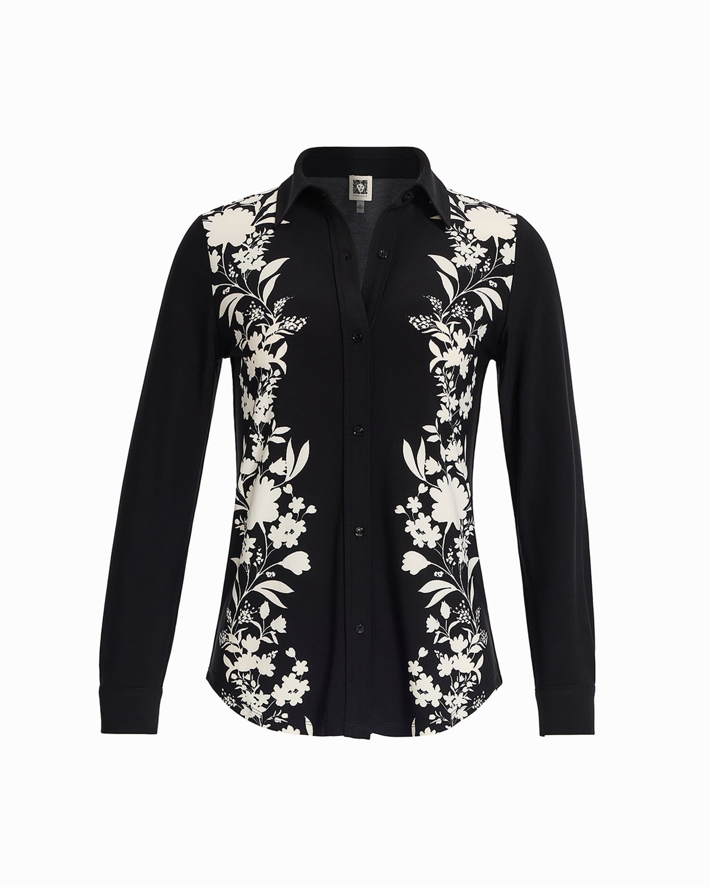 Anne Klein Long Sleeve Button Down Shirt