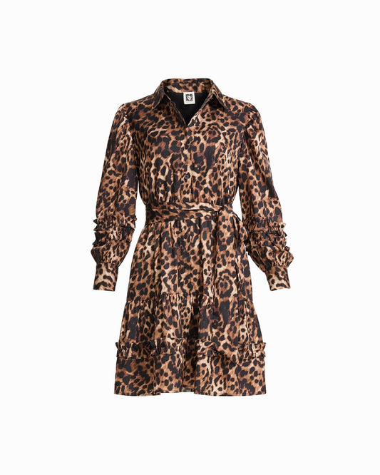 Anne Klein Ruffle Shirt Dress Short Dress