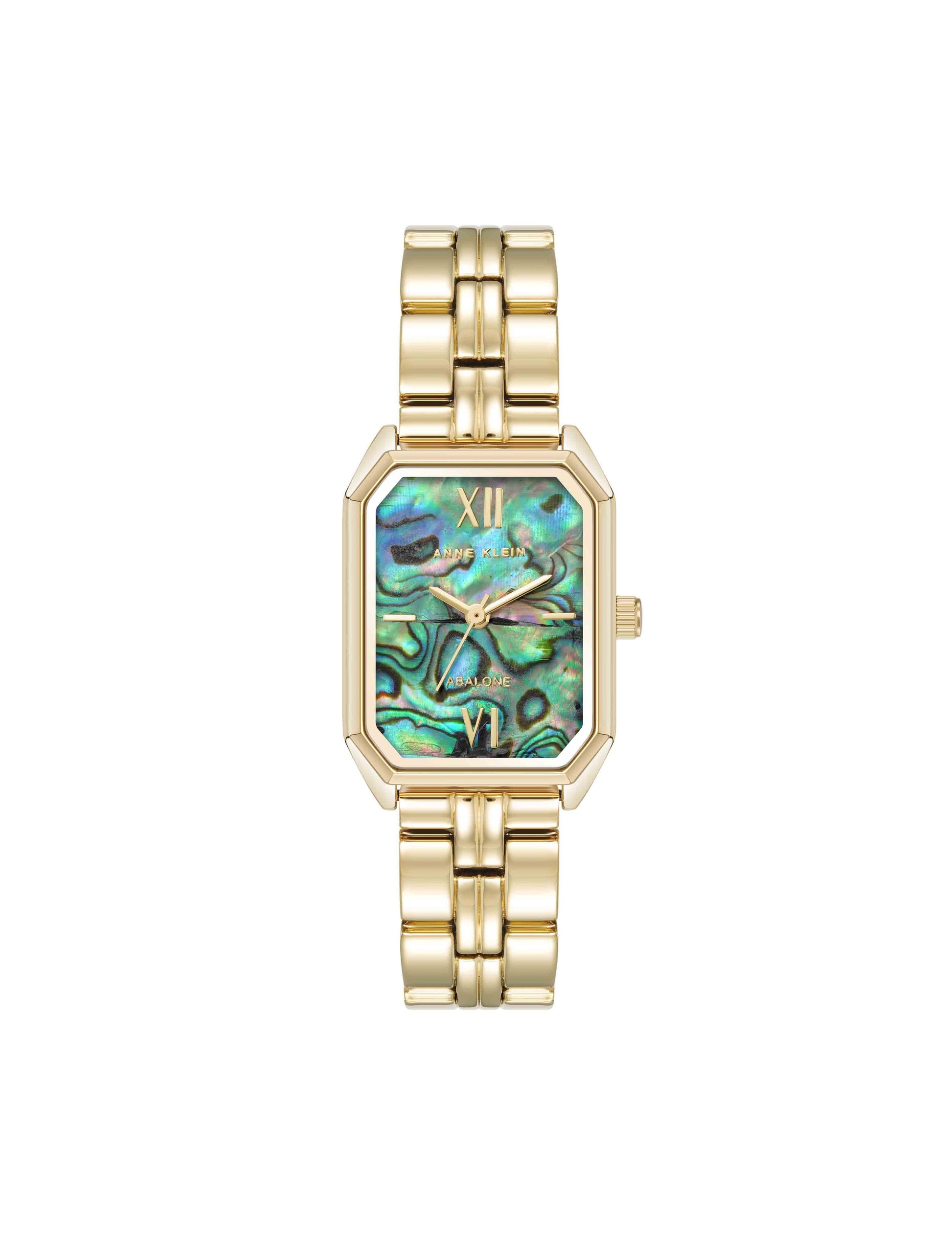 Anne Klein Octagonal Abalone Dial Bracelet Watch