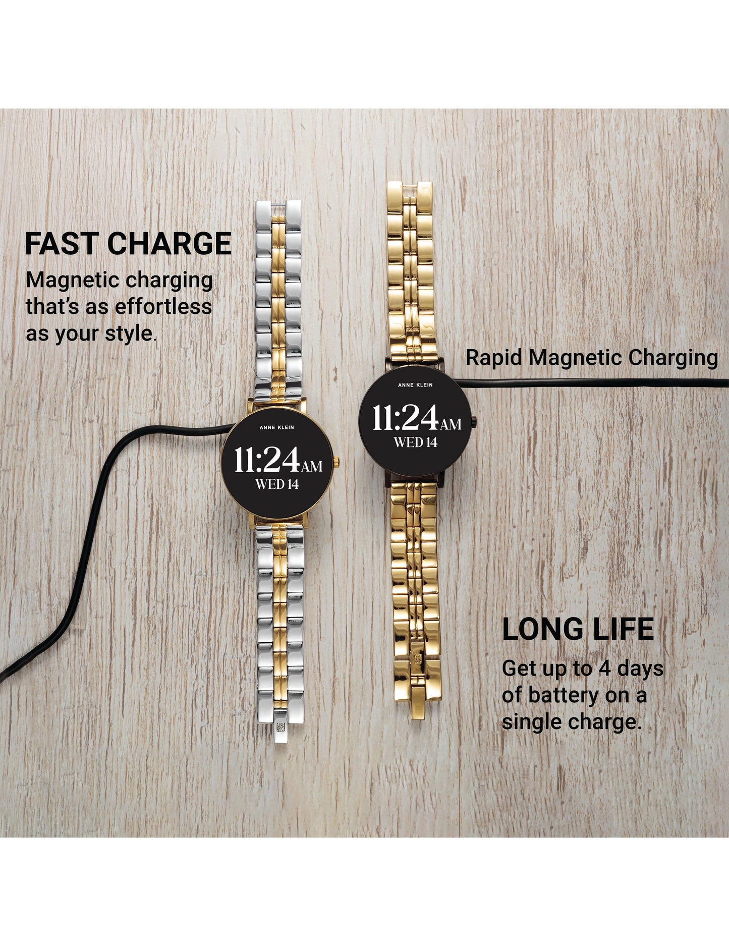 Anne Klein Connect It Prism Smartwatch Set