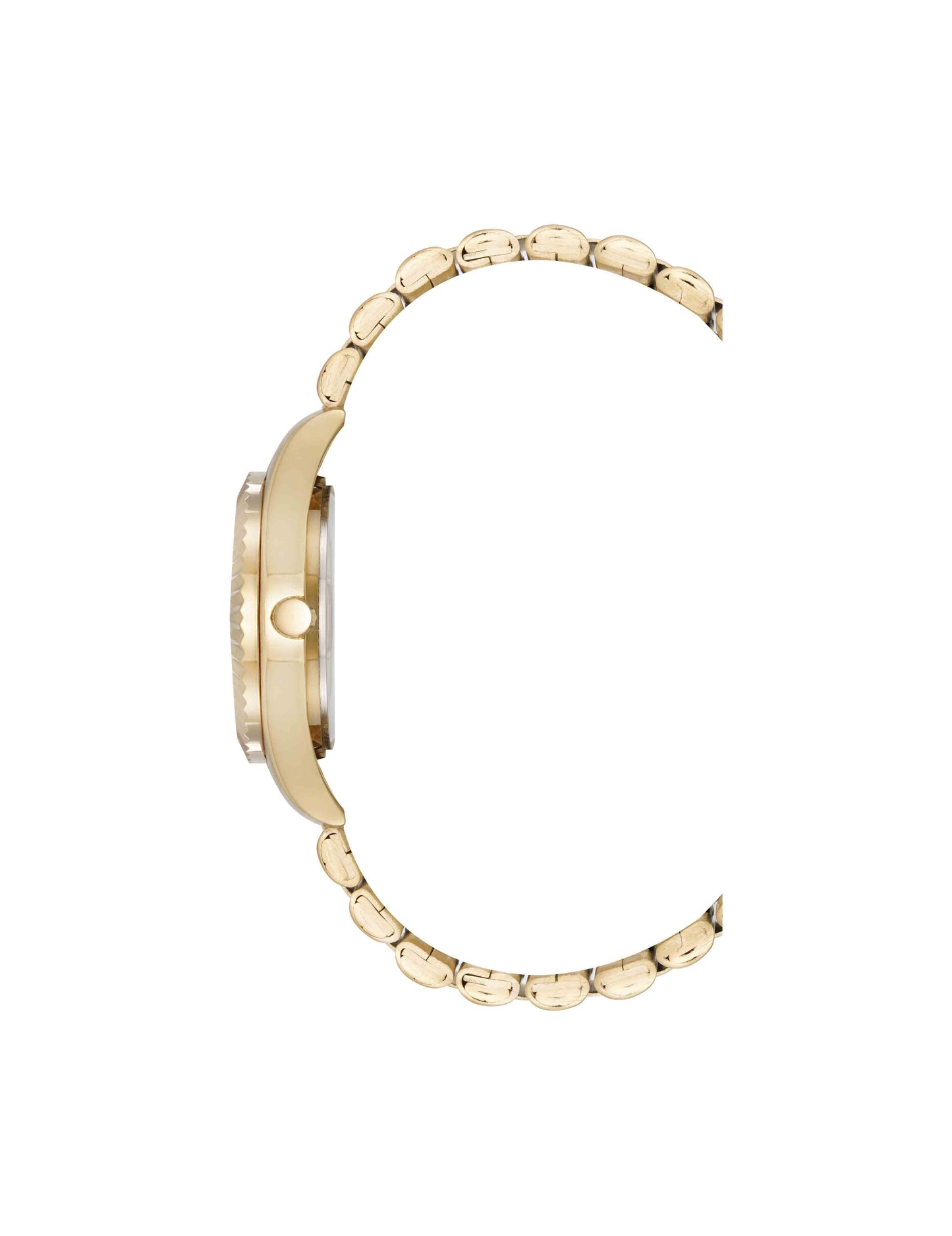 Anne Klein Stainless Steel Floral Dial Watch