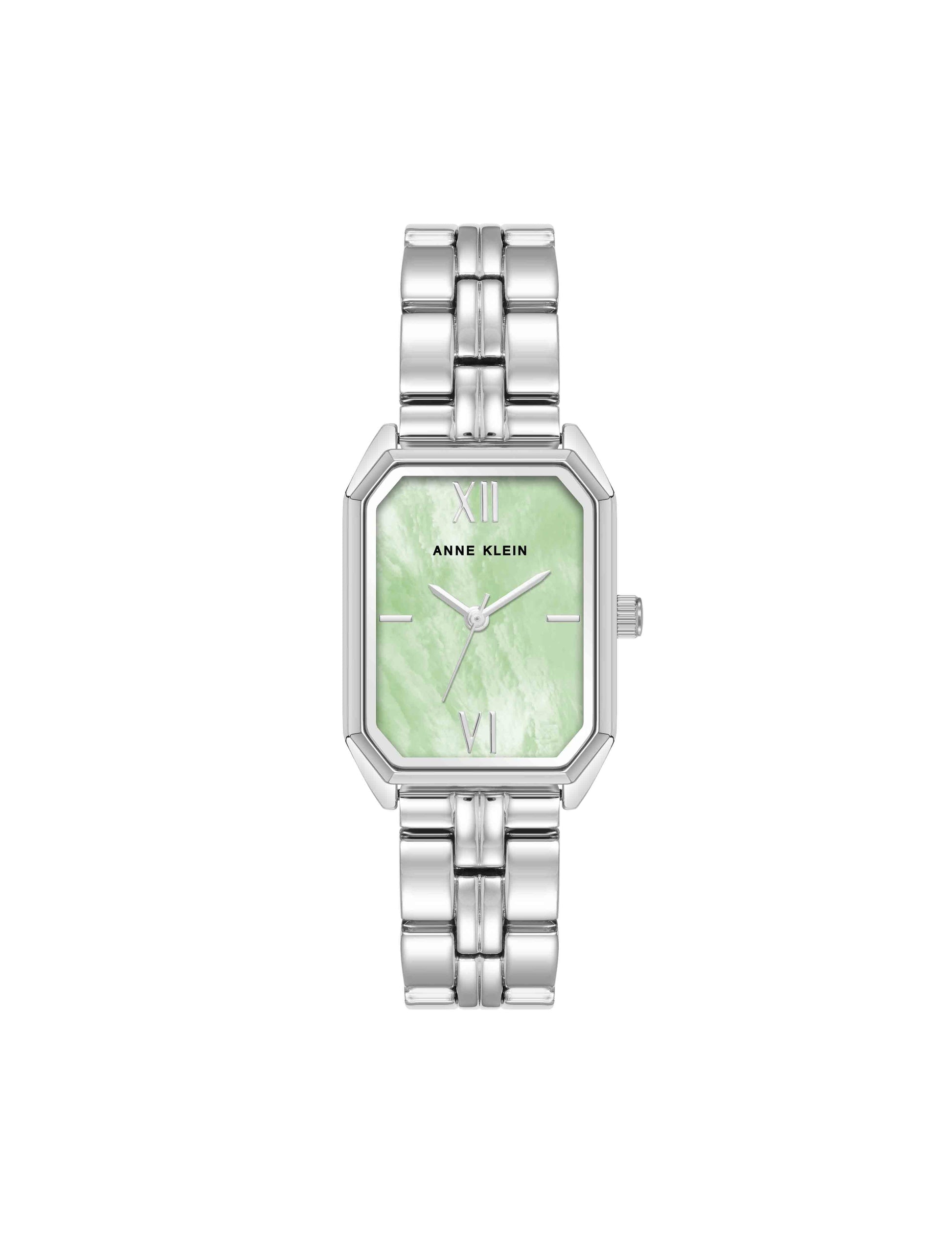 Anne Klein Octagonal Shaped Metal Bracelet Watch