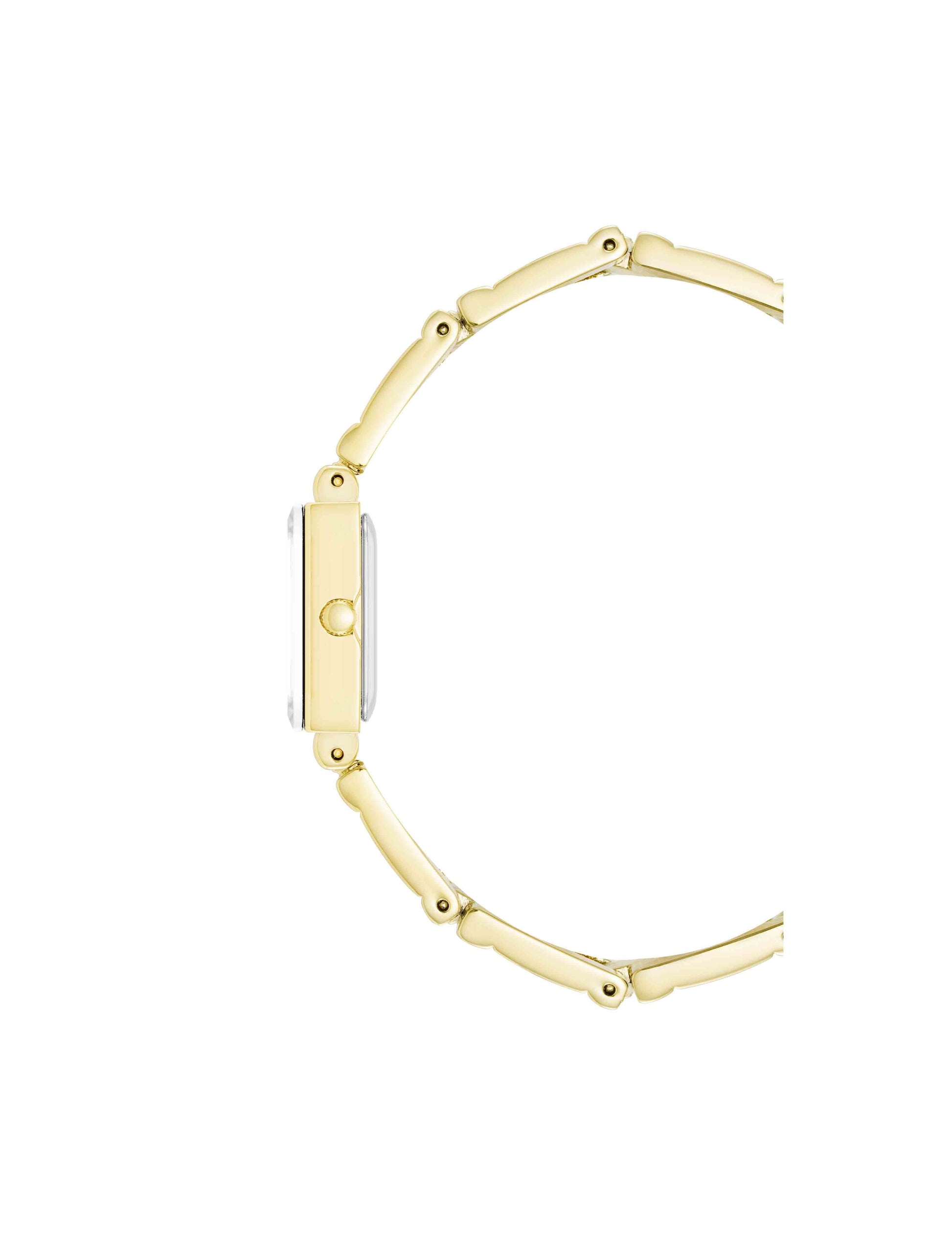 Anne Klein Rectangular Bangle Watch & Bracelet Set