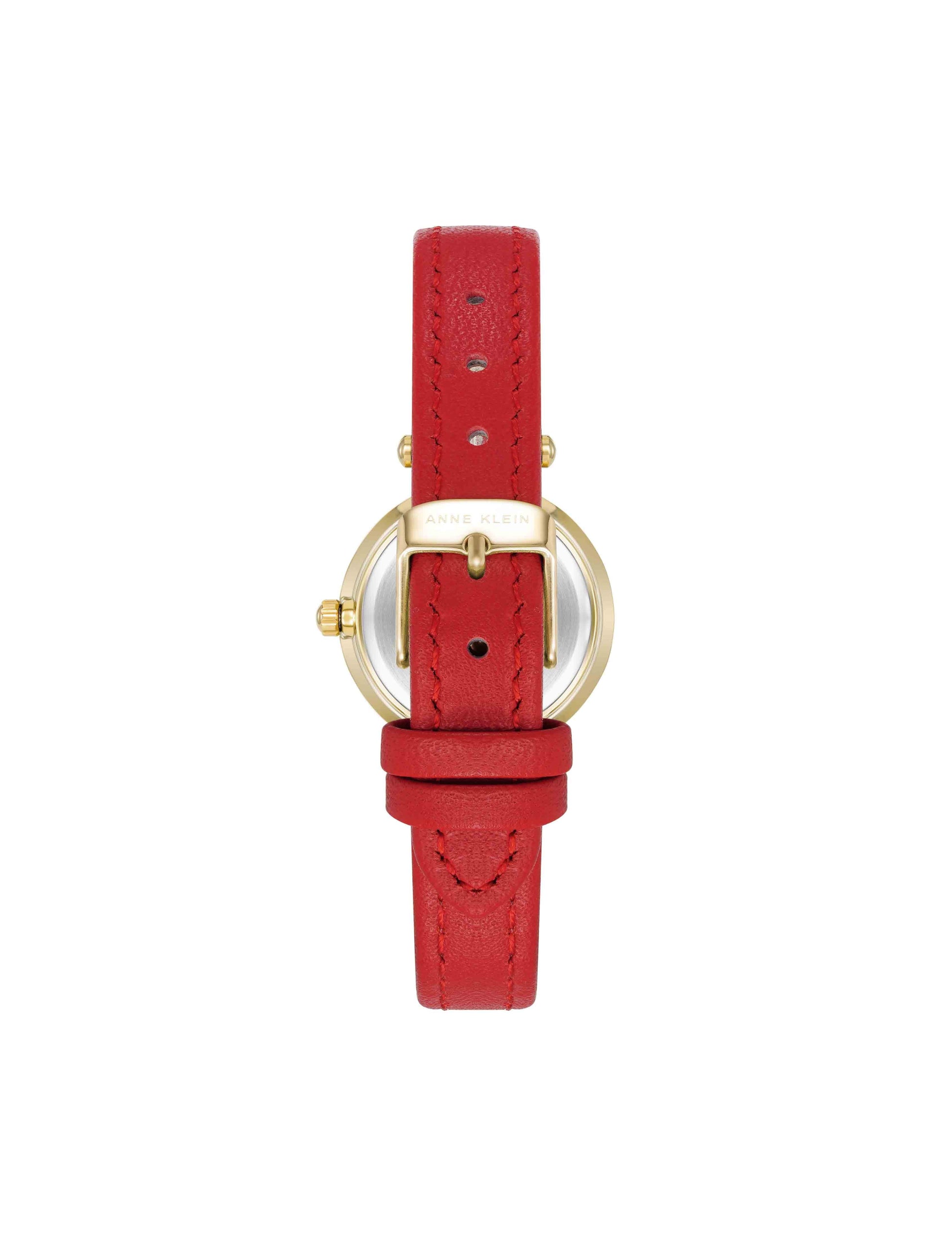 Anne Klein Sustainable Leather Strap Watch
