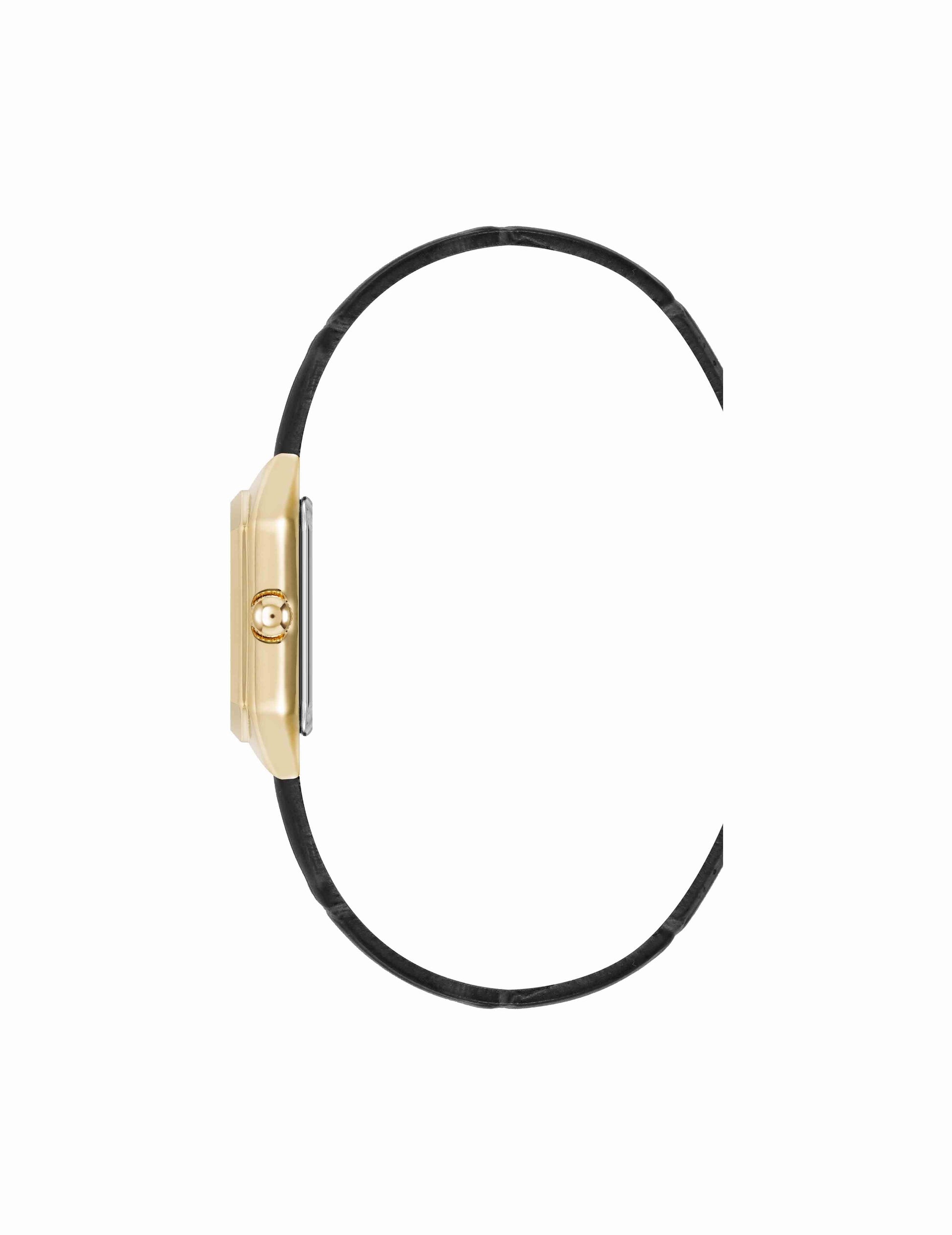 Anne Klein Octagonal Sustainable Leather Band Watch