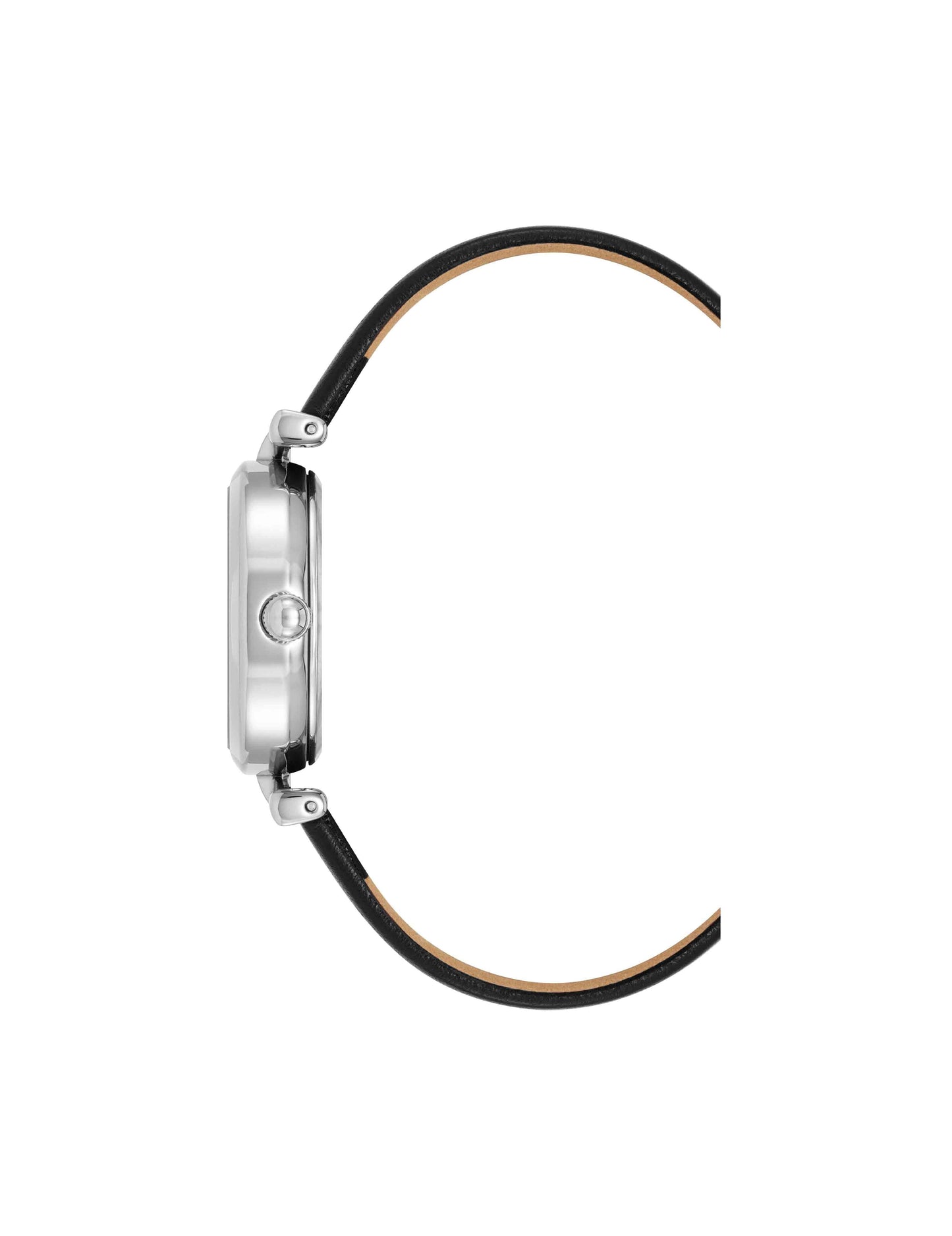 Anne Klein Oval Case Sustainable Leather Watch