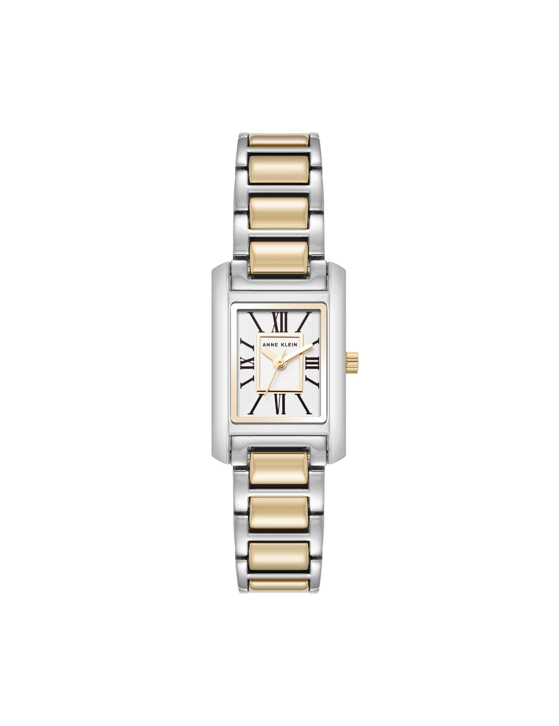 Anne Klein Rectangular Roman Numeral Watch