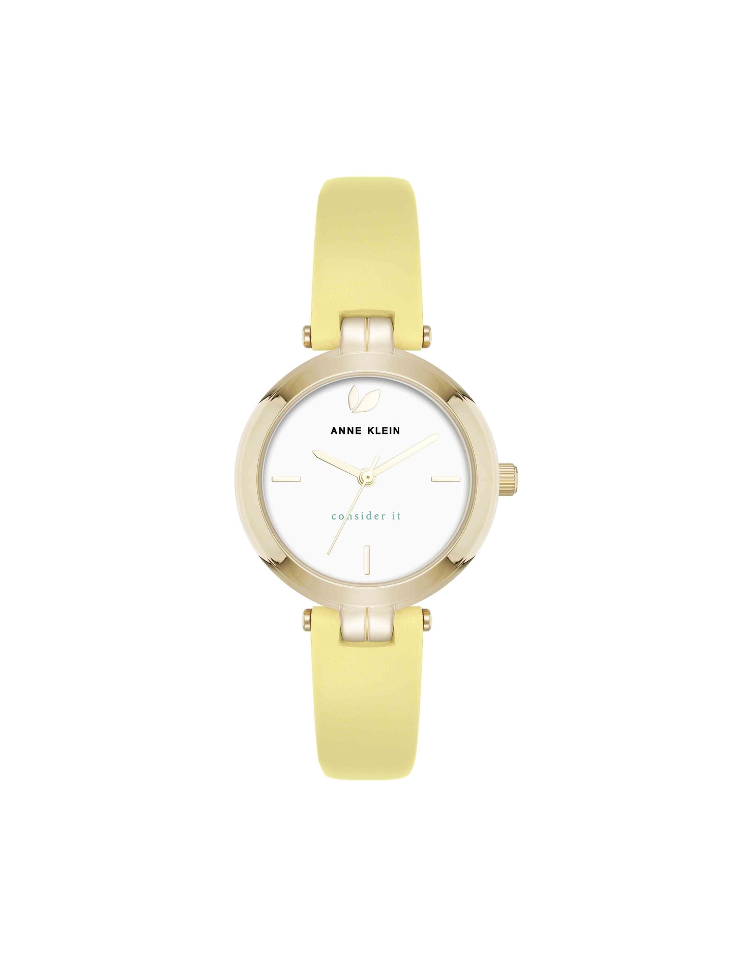 Anne Klein Sustainable Leather Band Watch, 32mm