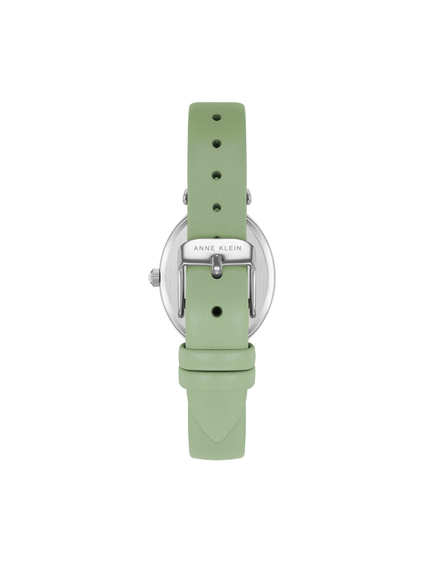 Anne Klein Consider It Oval Case Leather Watch
