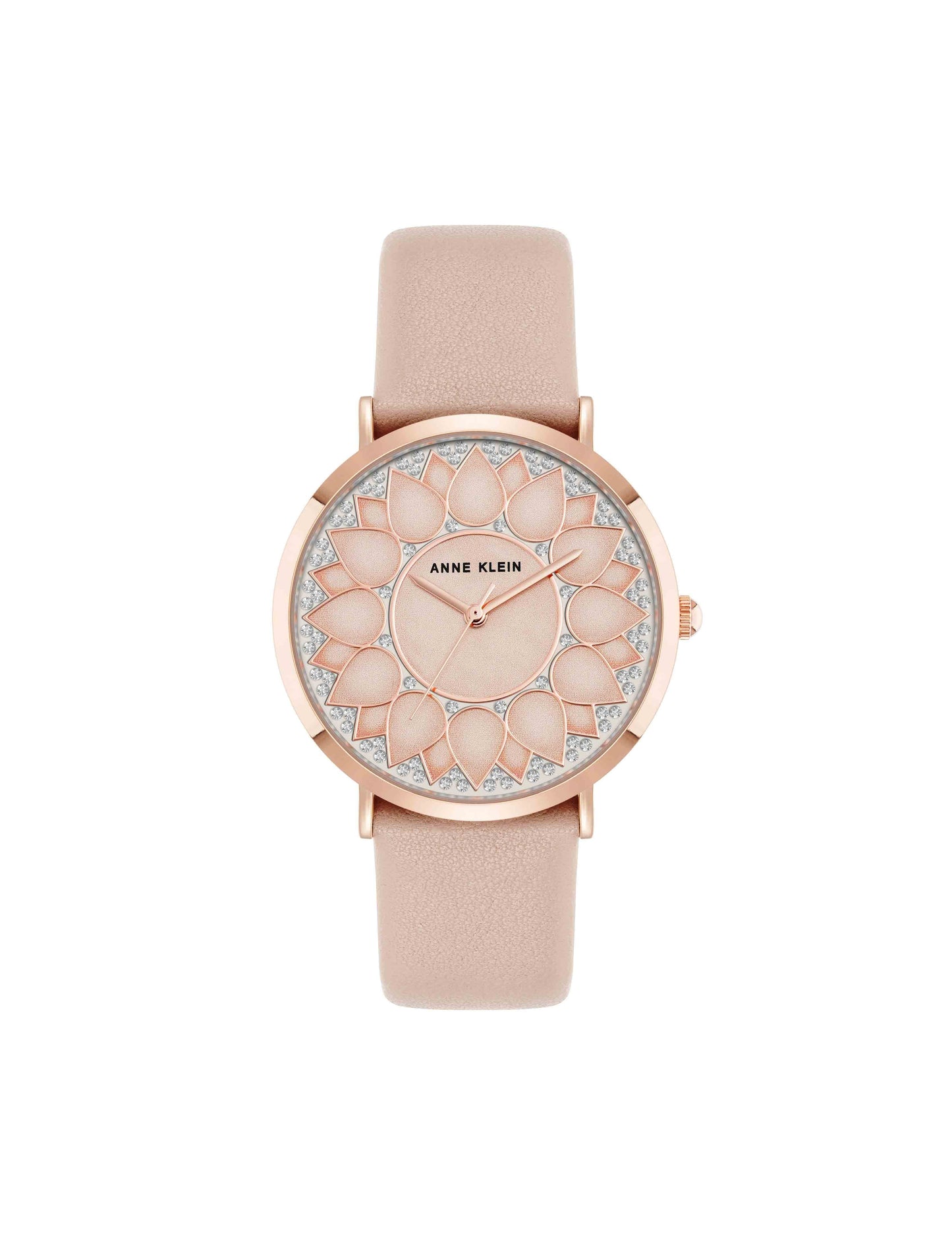 Anne Klein Patterned Dial Strap Watch