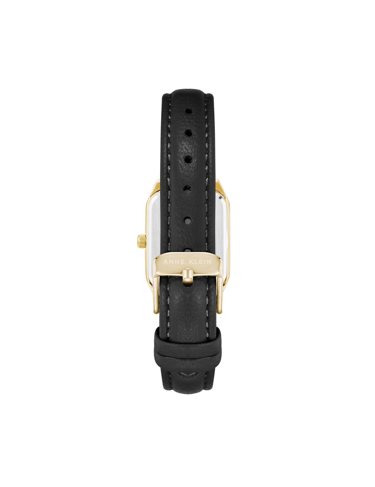 Anne Klein Octagonal Sustainable Leather Watch in Green