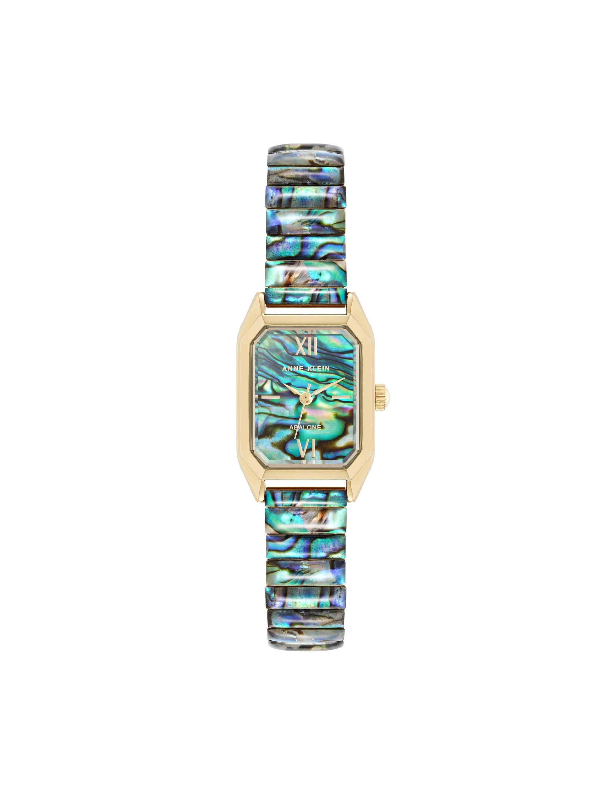 Anne Klein Shell Accented Expansion Band Watch