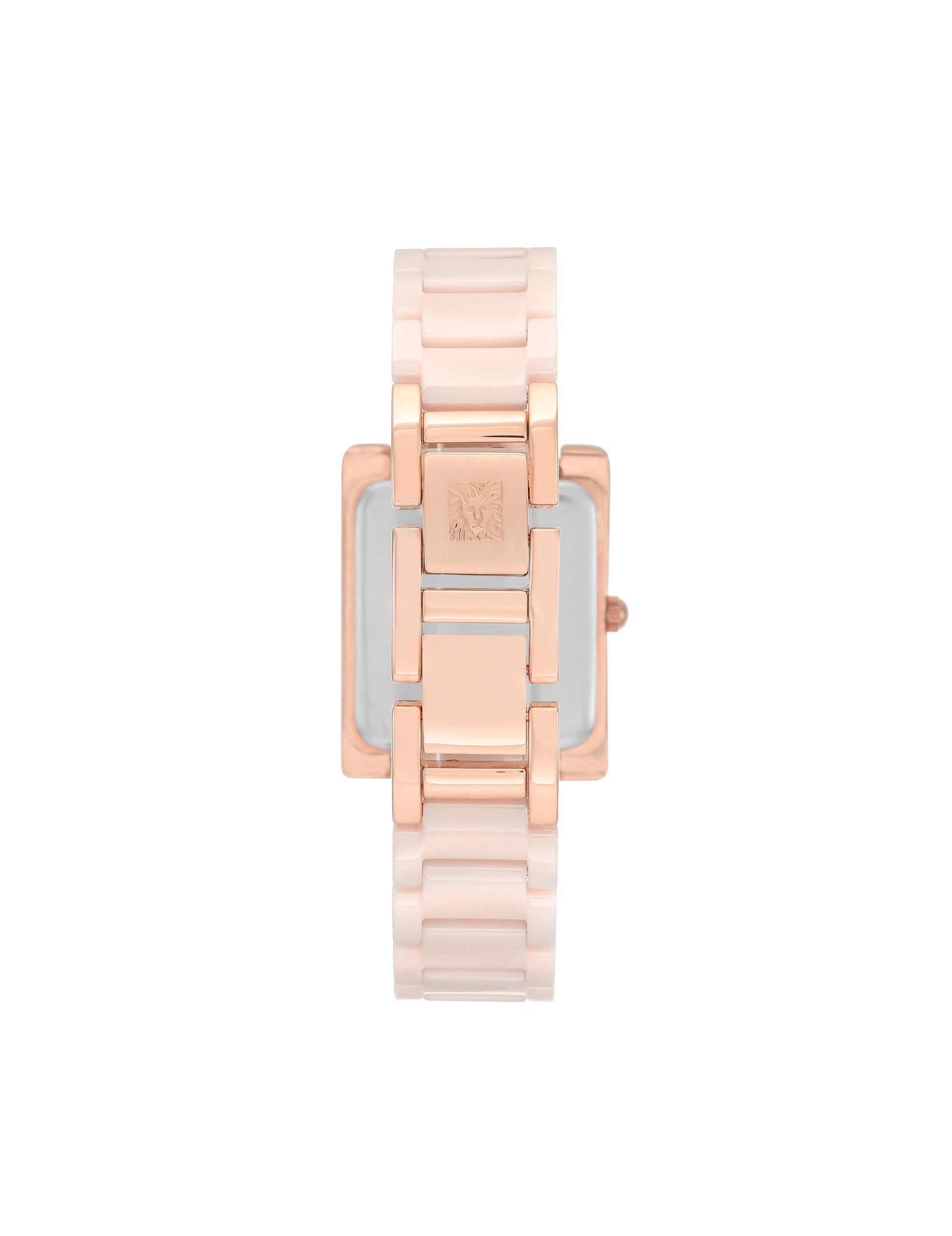 Anne Klein Rectangular Ceramic Bracelet Watch
