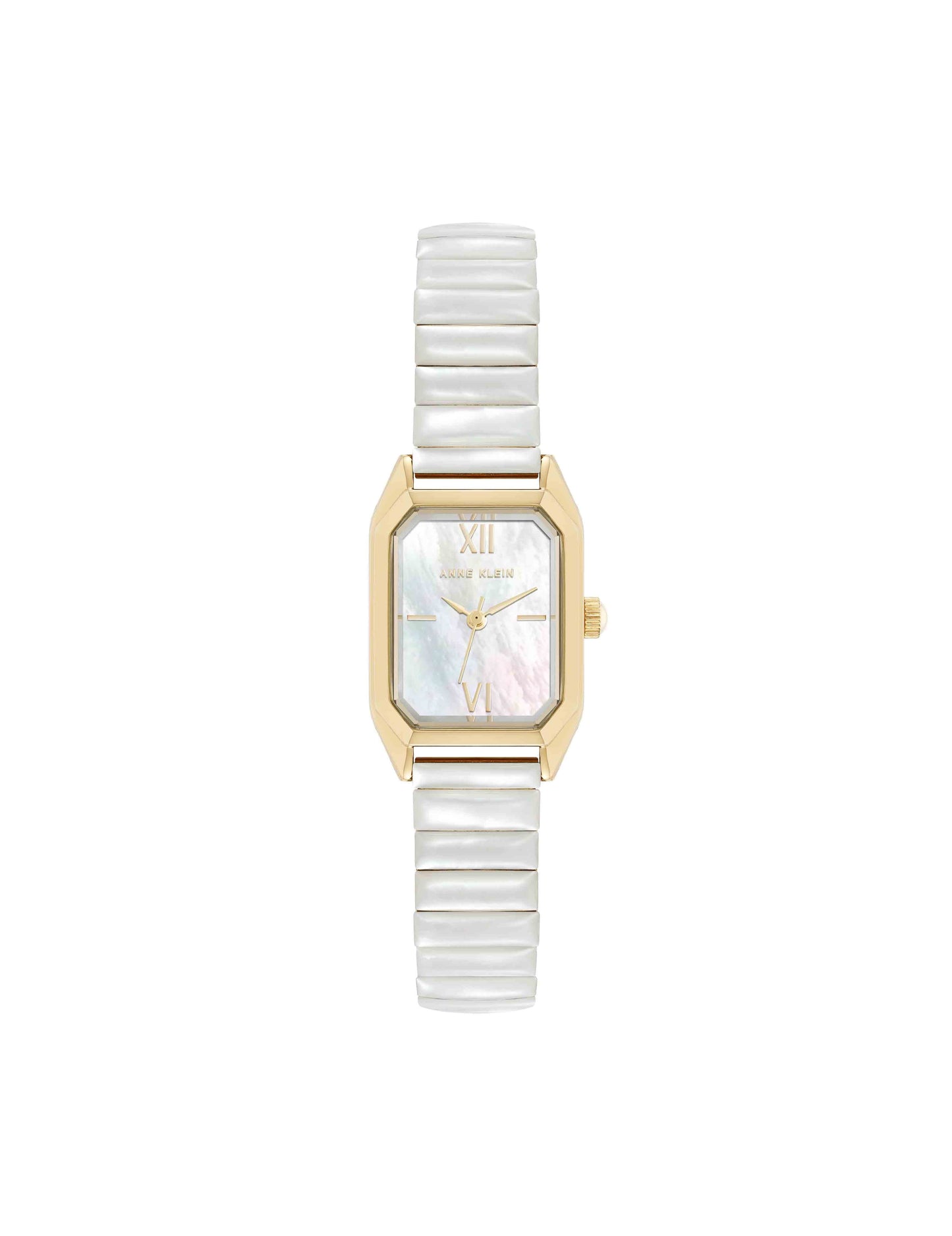Anne Klein Shell Accented Expansion Band Watch