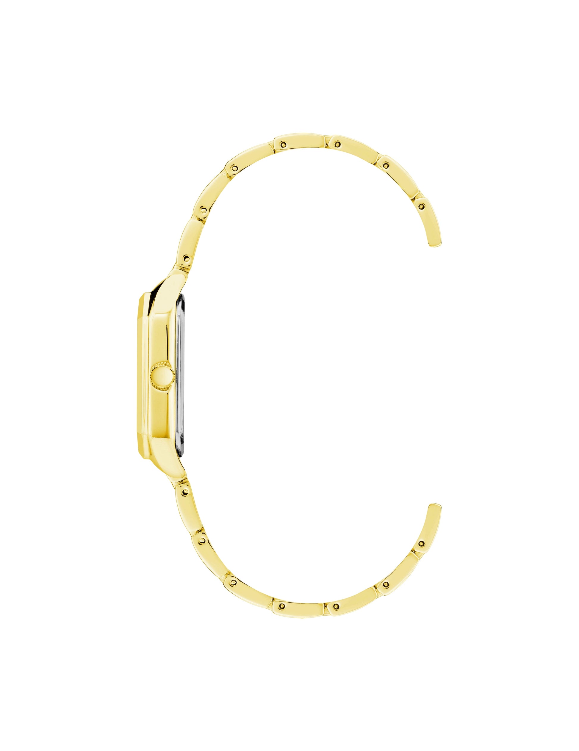 Anne Klein Octagonal Bracelet Watch in Gold & Pink