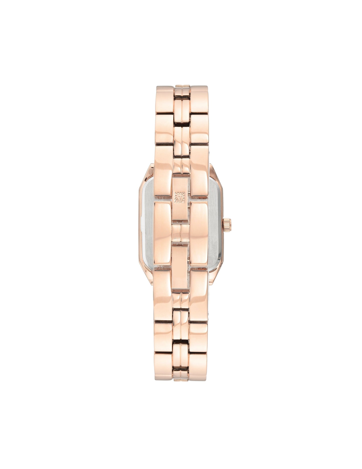 Anne Klein Octagonal Metal Bracelet Watch in Rose Gold