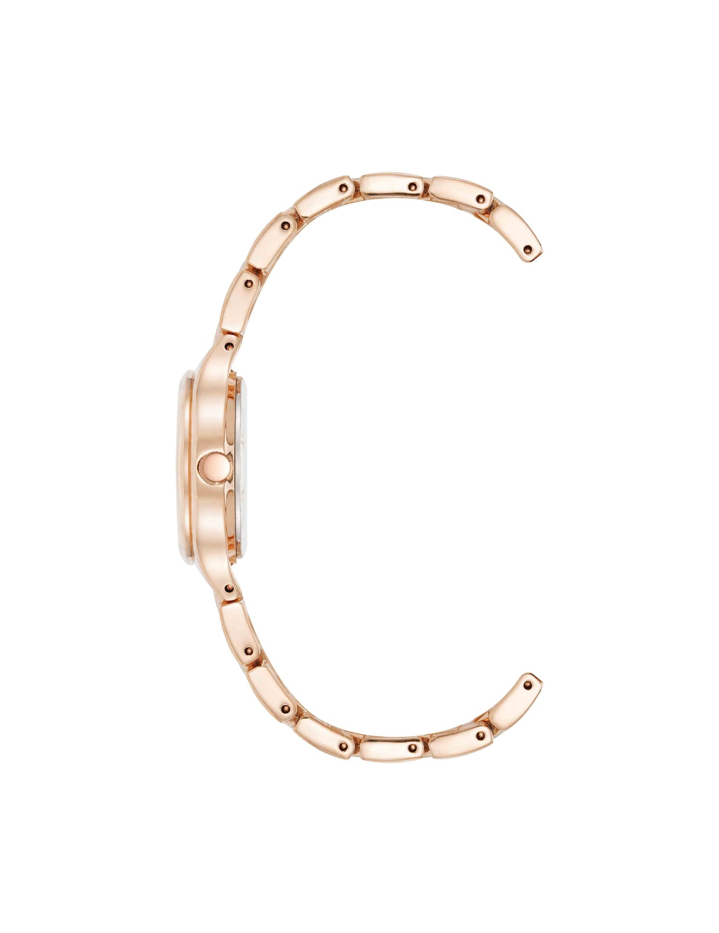 Anne Klein Shell Pattern Link Bracelet Watch