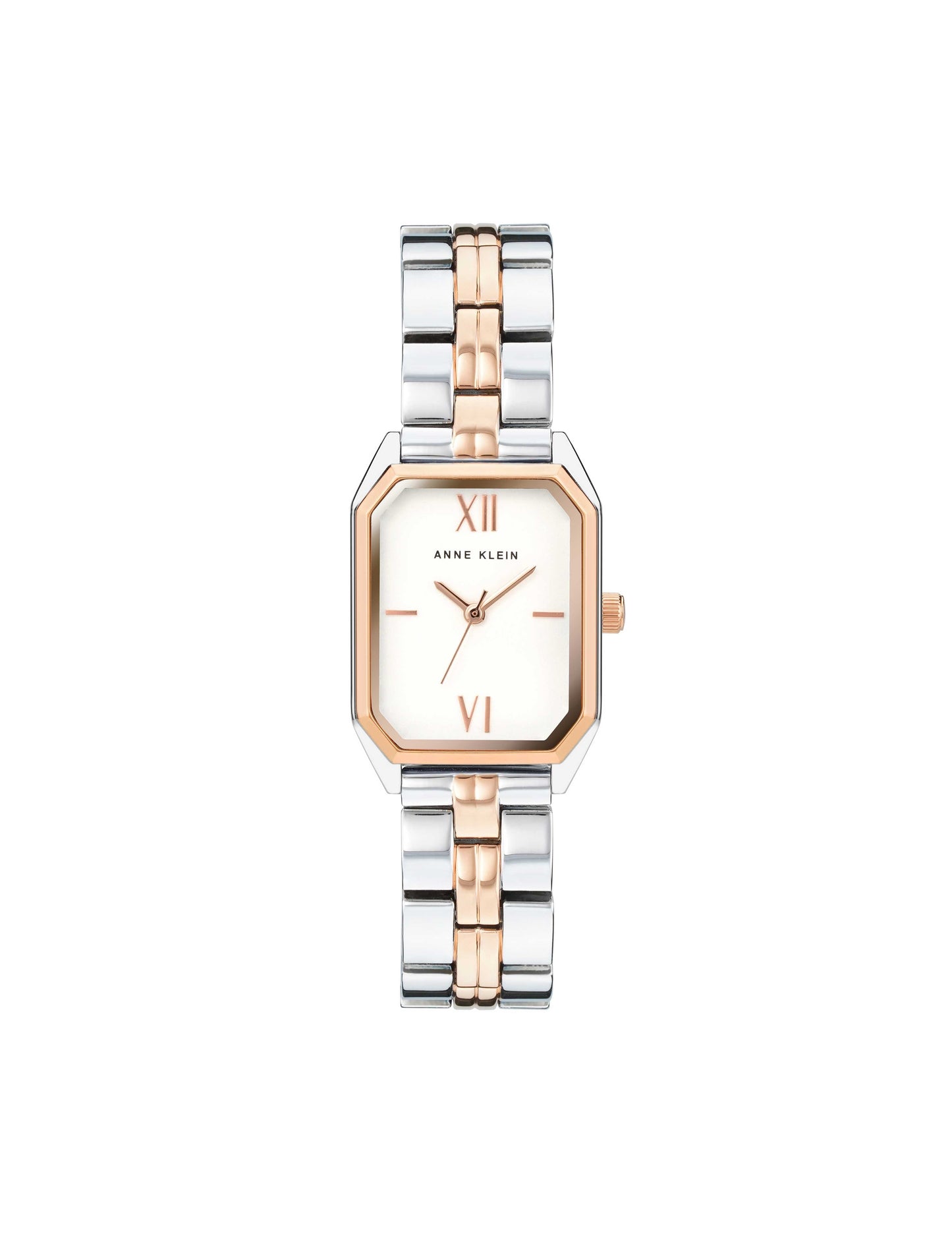 Anne Klein Octagonal Metal Bracelet Watch