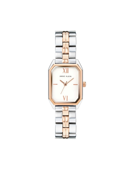 Anne Klein Octagonal Metal Bracelet Watch