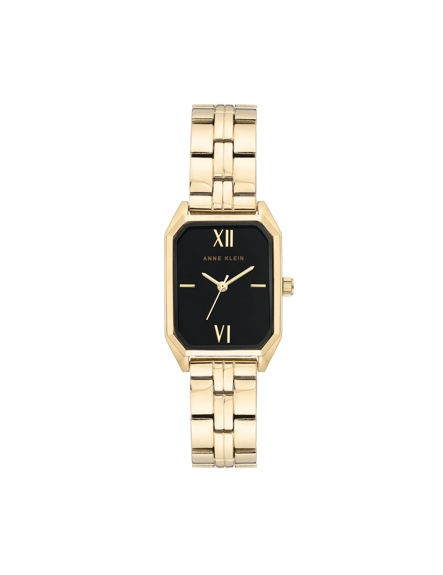 Anne Klein Octagonal Metal Bracelet Watch in Gold-Tone