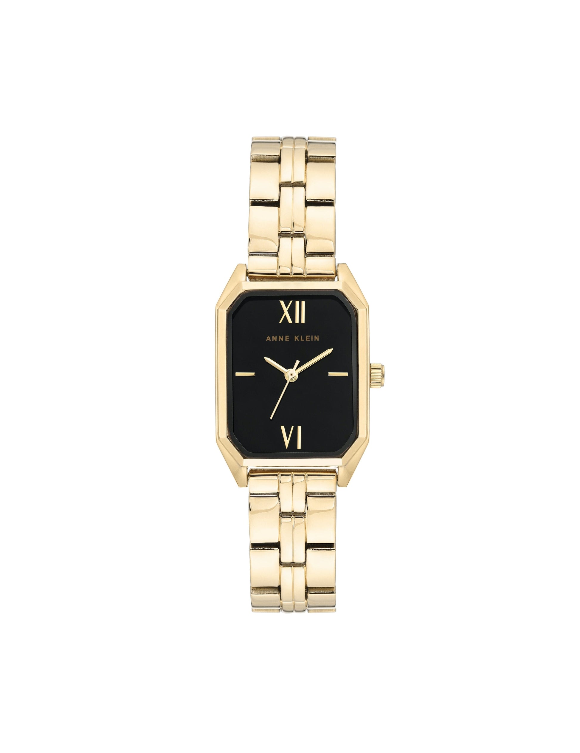 Anne Klein Octagonal Metal Bracelet Watch in Gold-Tone