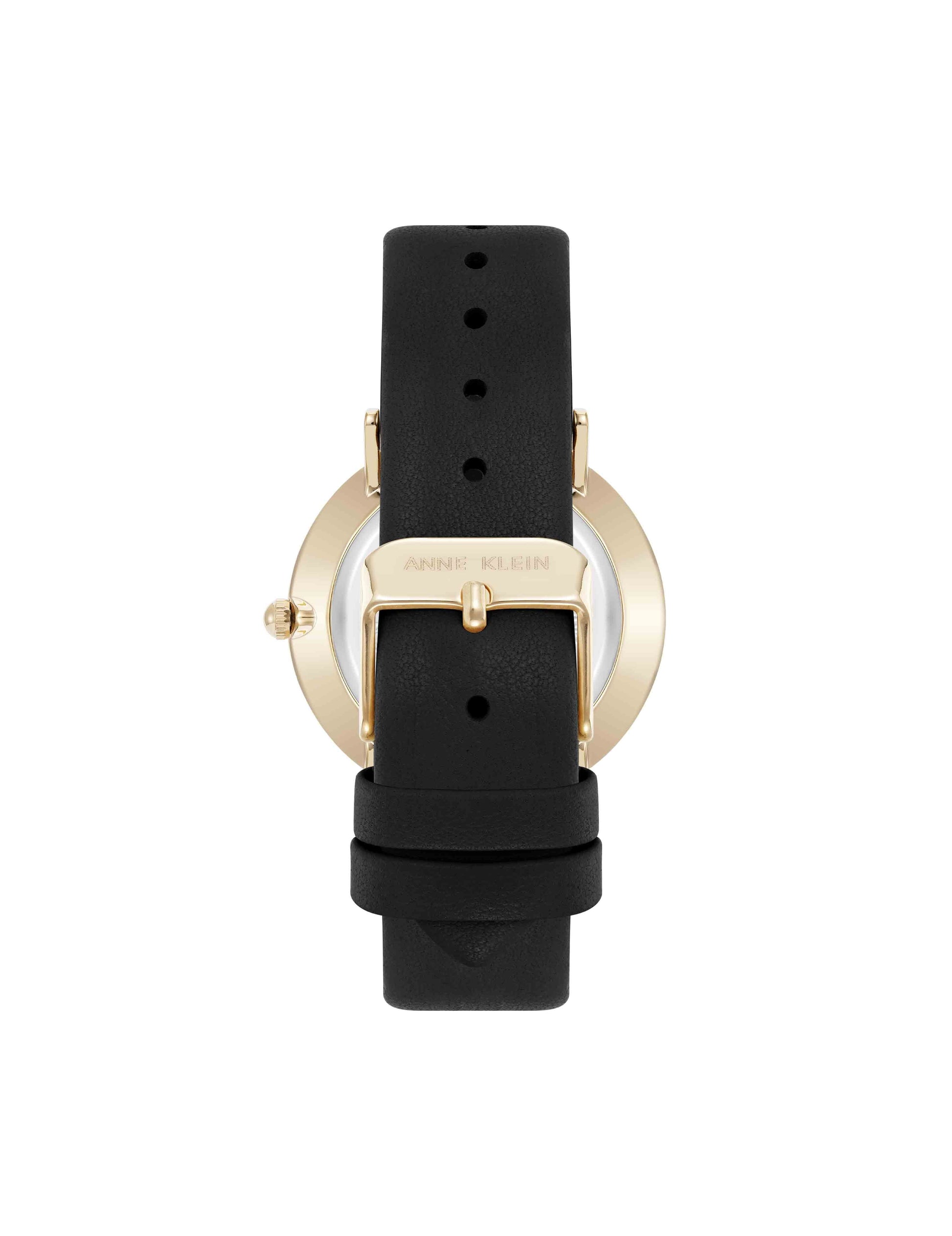 Anne Klein Patterned Dial Strap Watch
